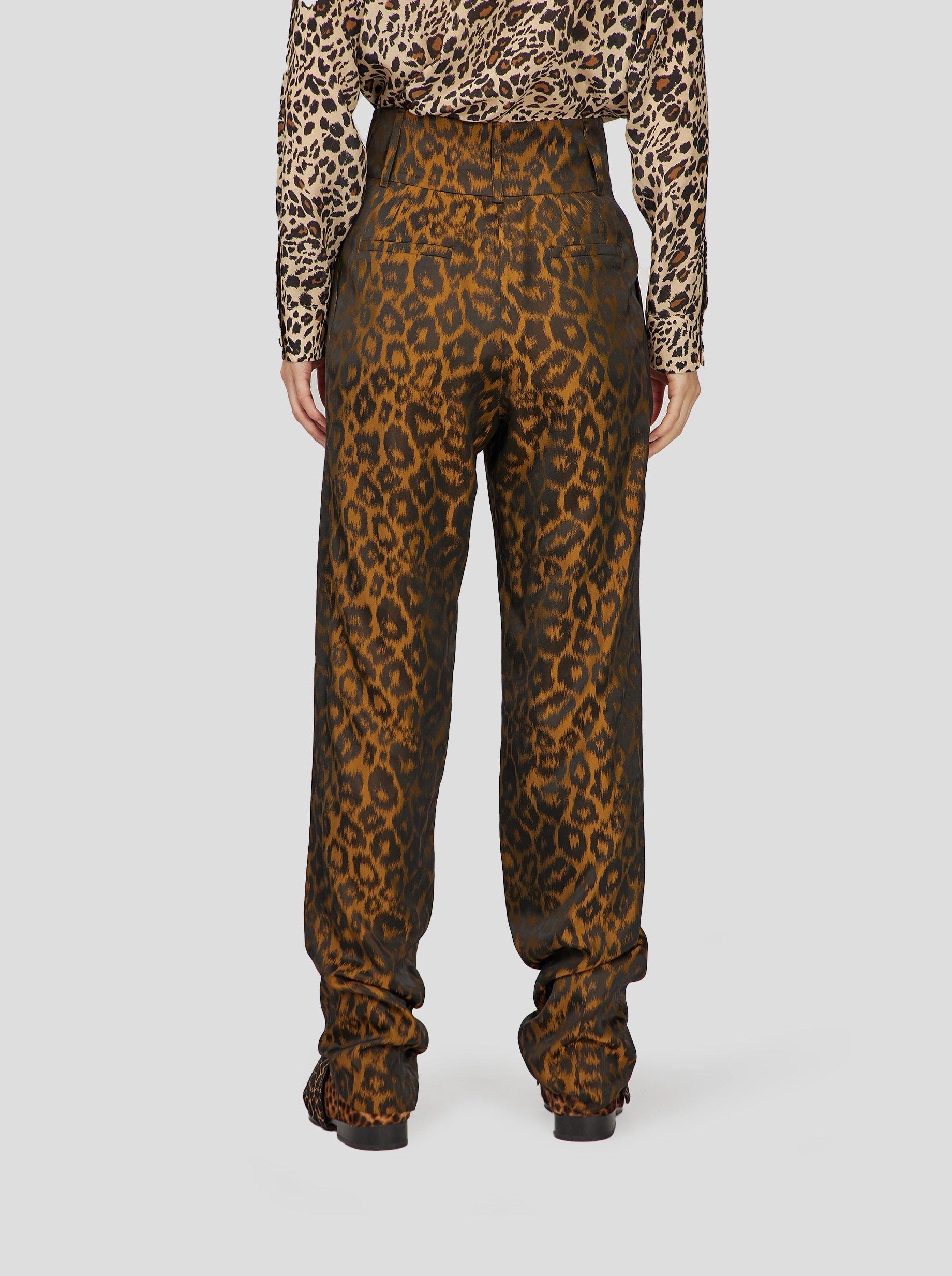 JOJO PANTS IN BRONZE LEOPARD