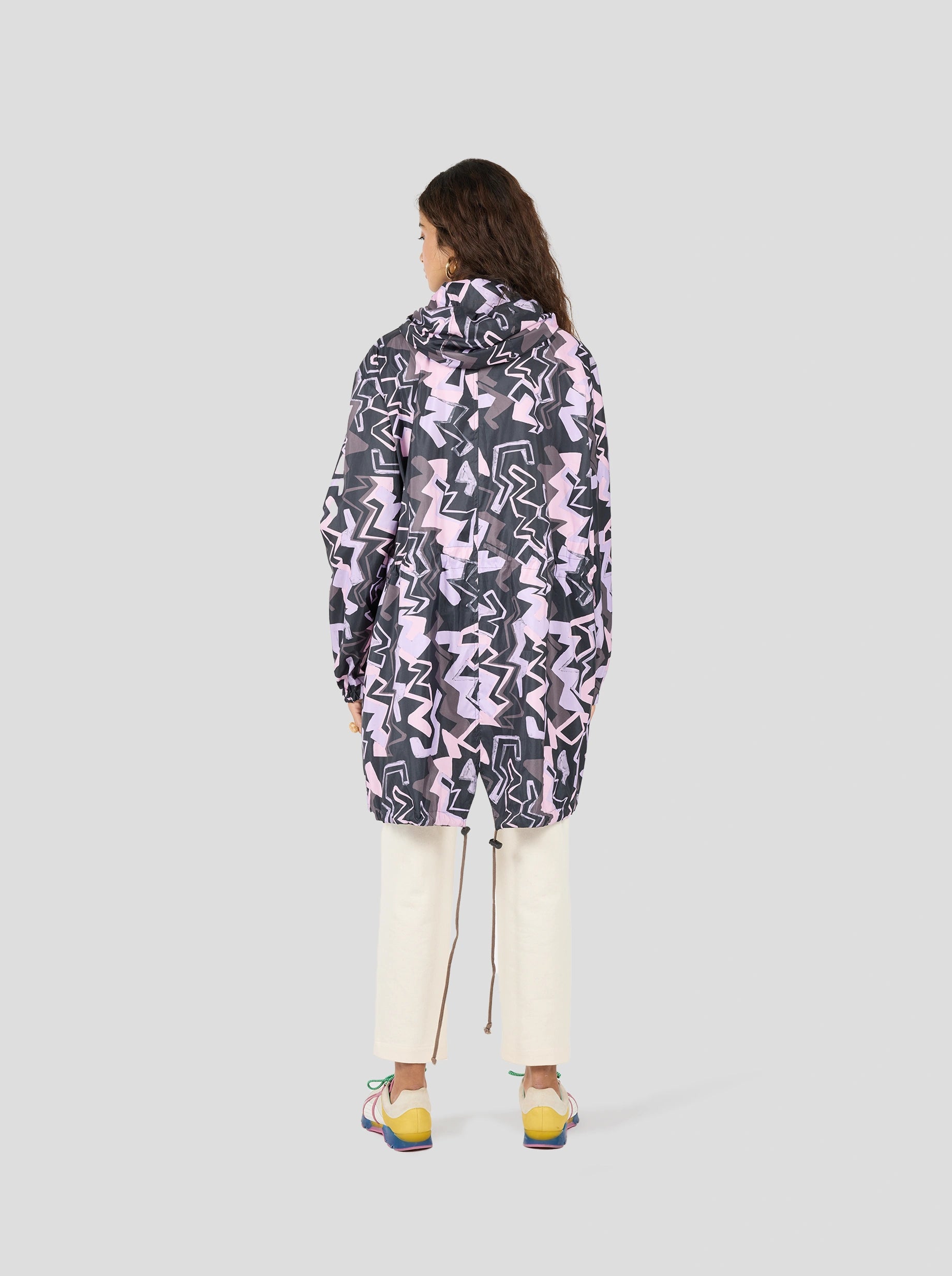 Onur parka in Electrique print