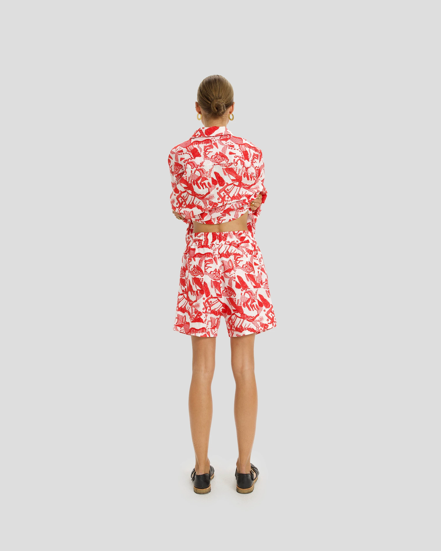 Eilish Pyjama in Awkward Embroidery