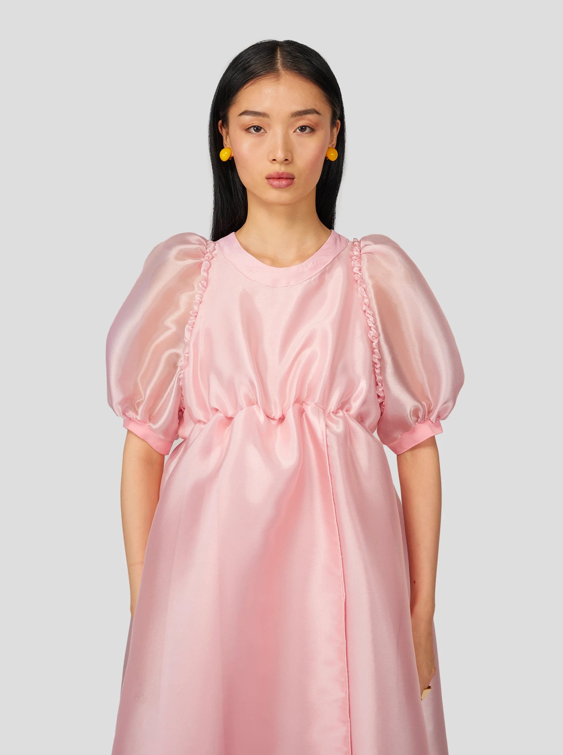 Martha dress in Pink Moon Organza