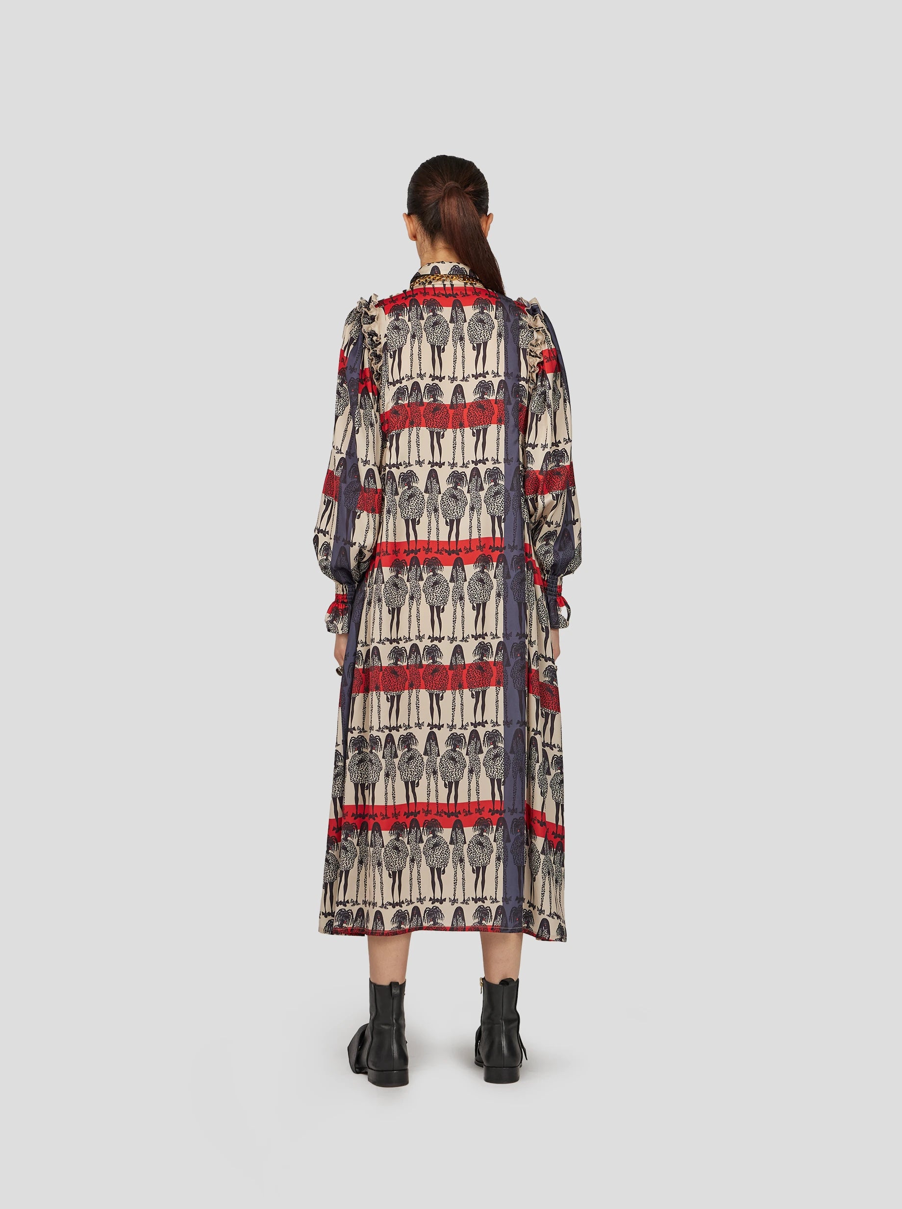 Oma Dress in Rift Print