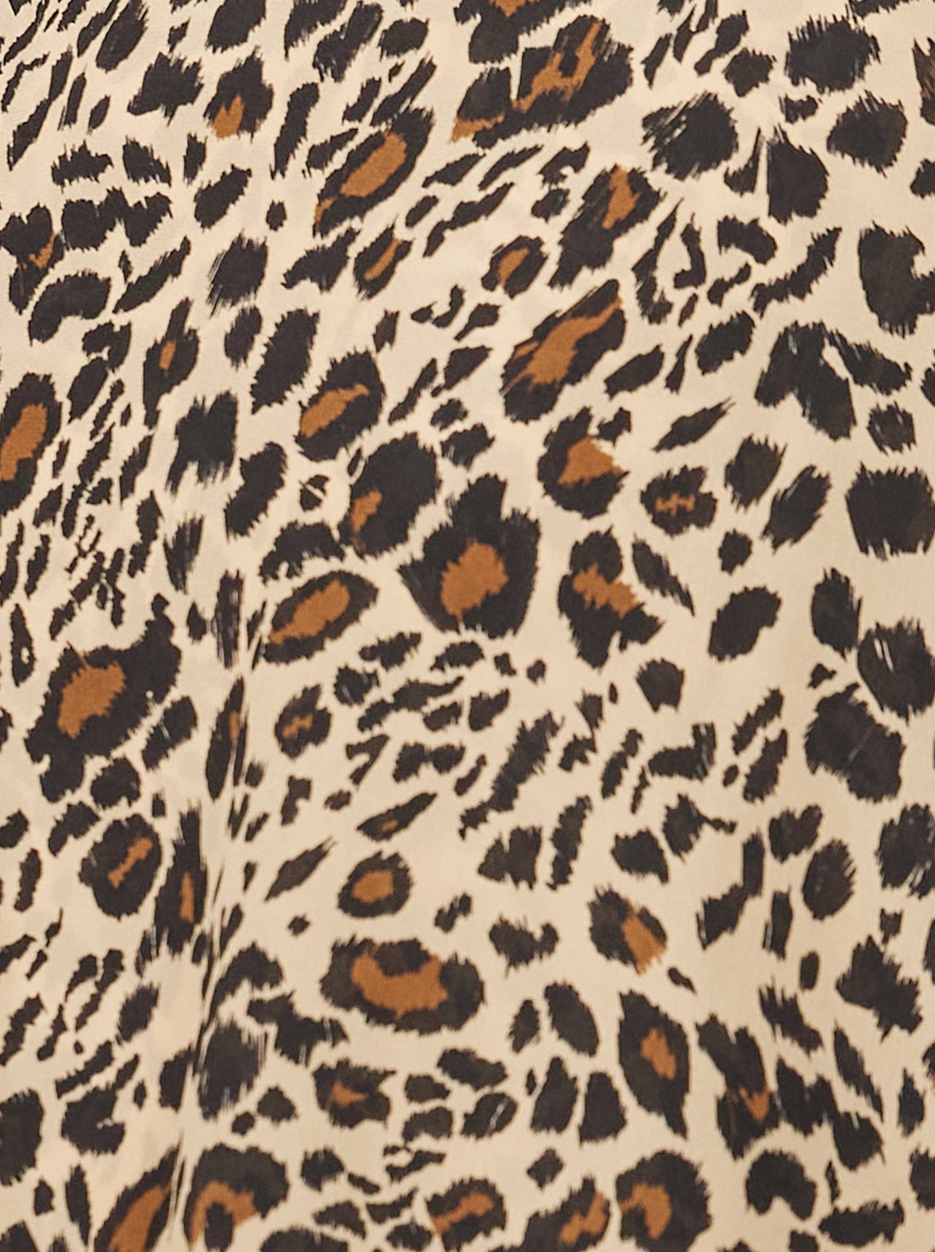 Dries Dress in Silky Leopard Print