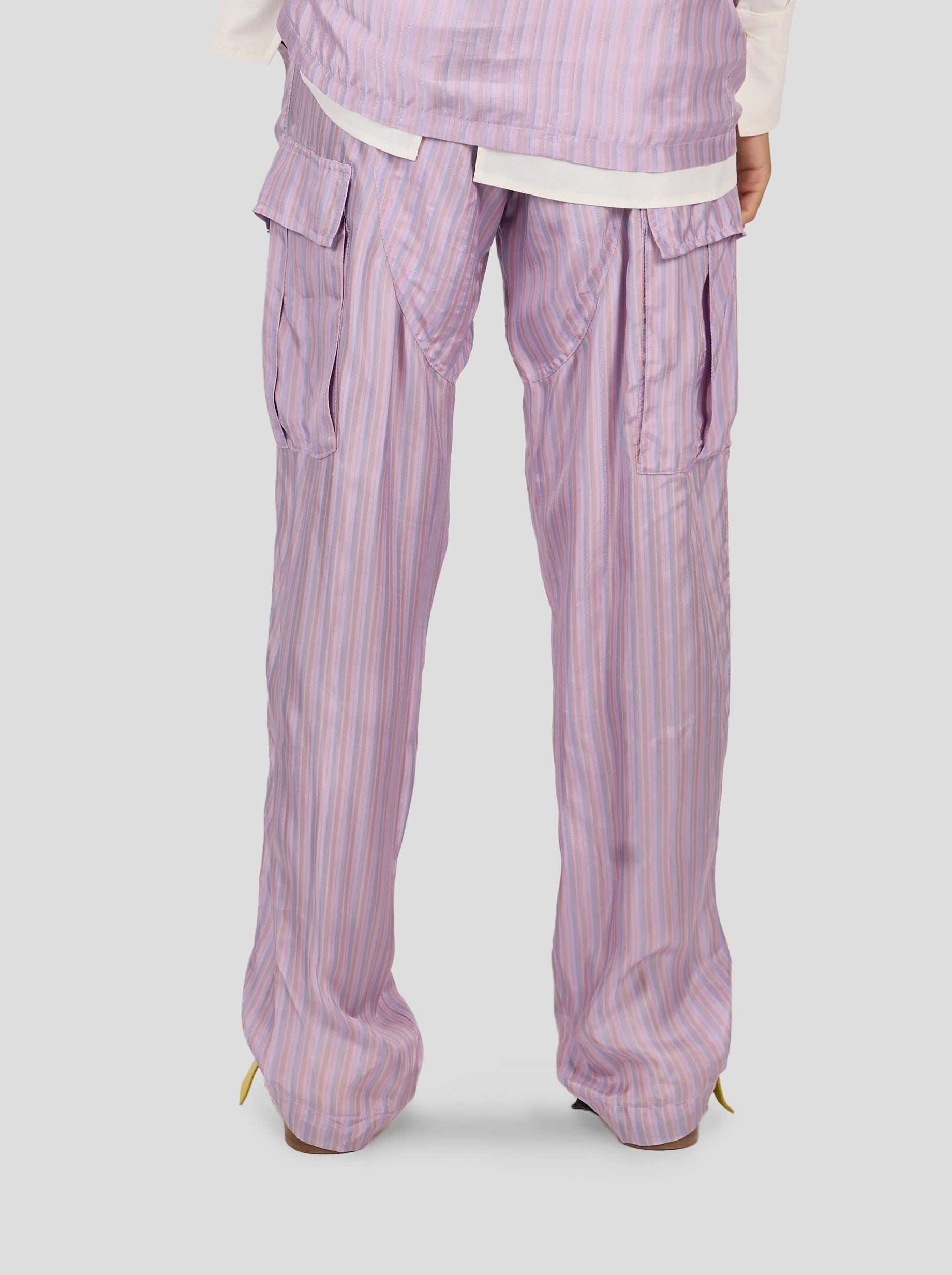 Santino Pants in Misty Stripes