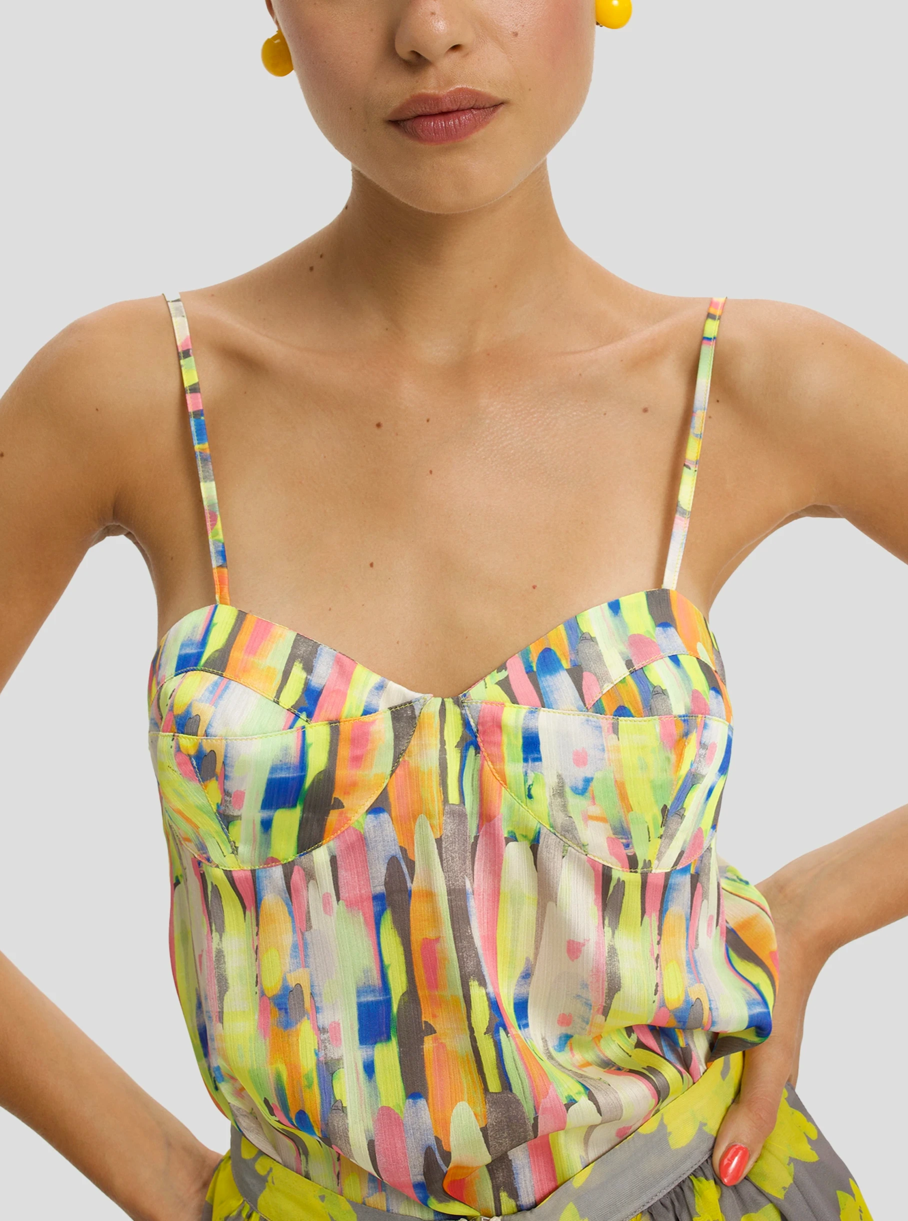 Nelson Top in Poolside Print