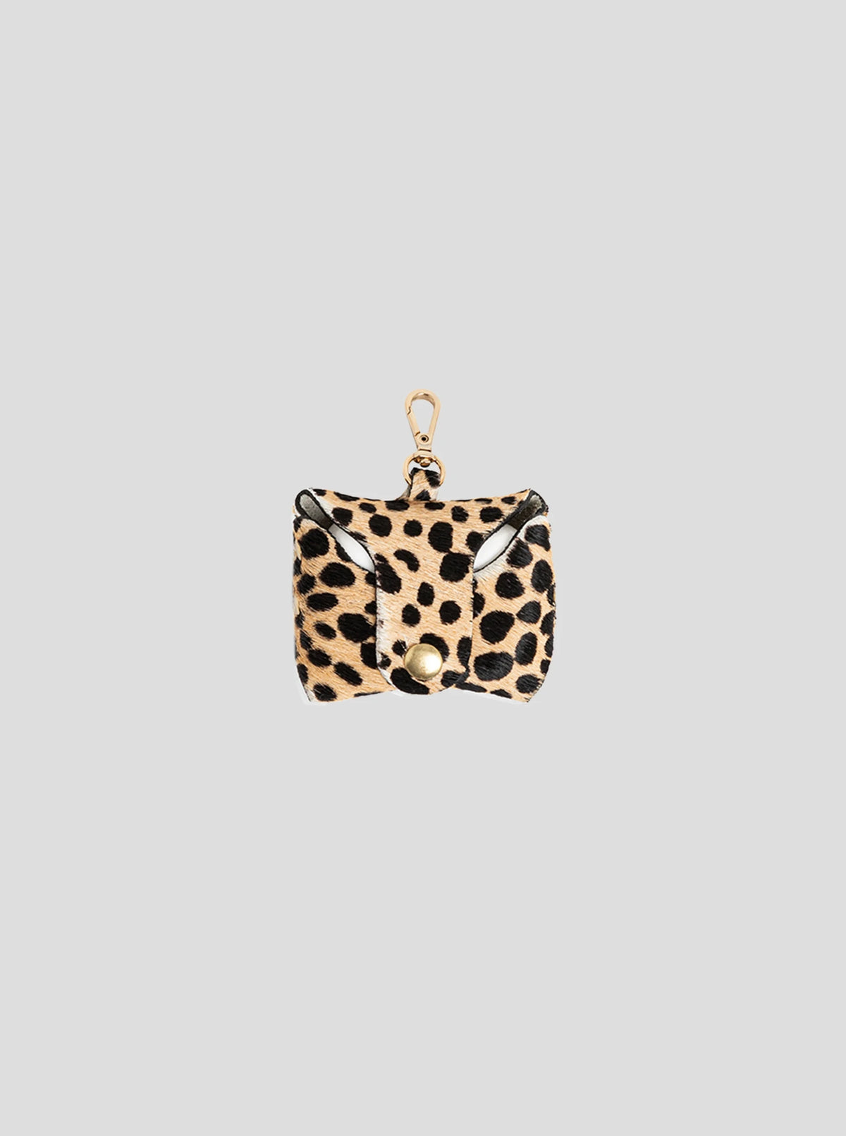The Minis - Pro Airpods case in Cheetah printed leather