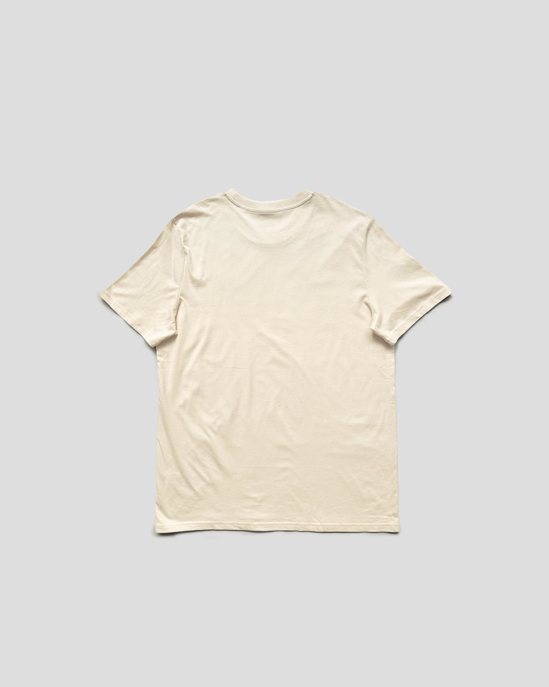 T-shirt Collector Unisexe – Crême avec Logo Heimstone Noir