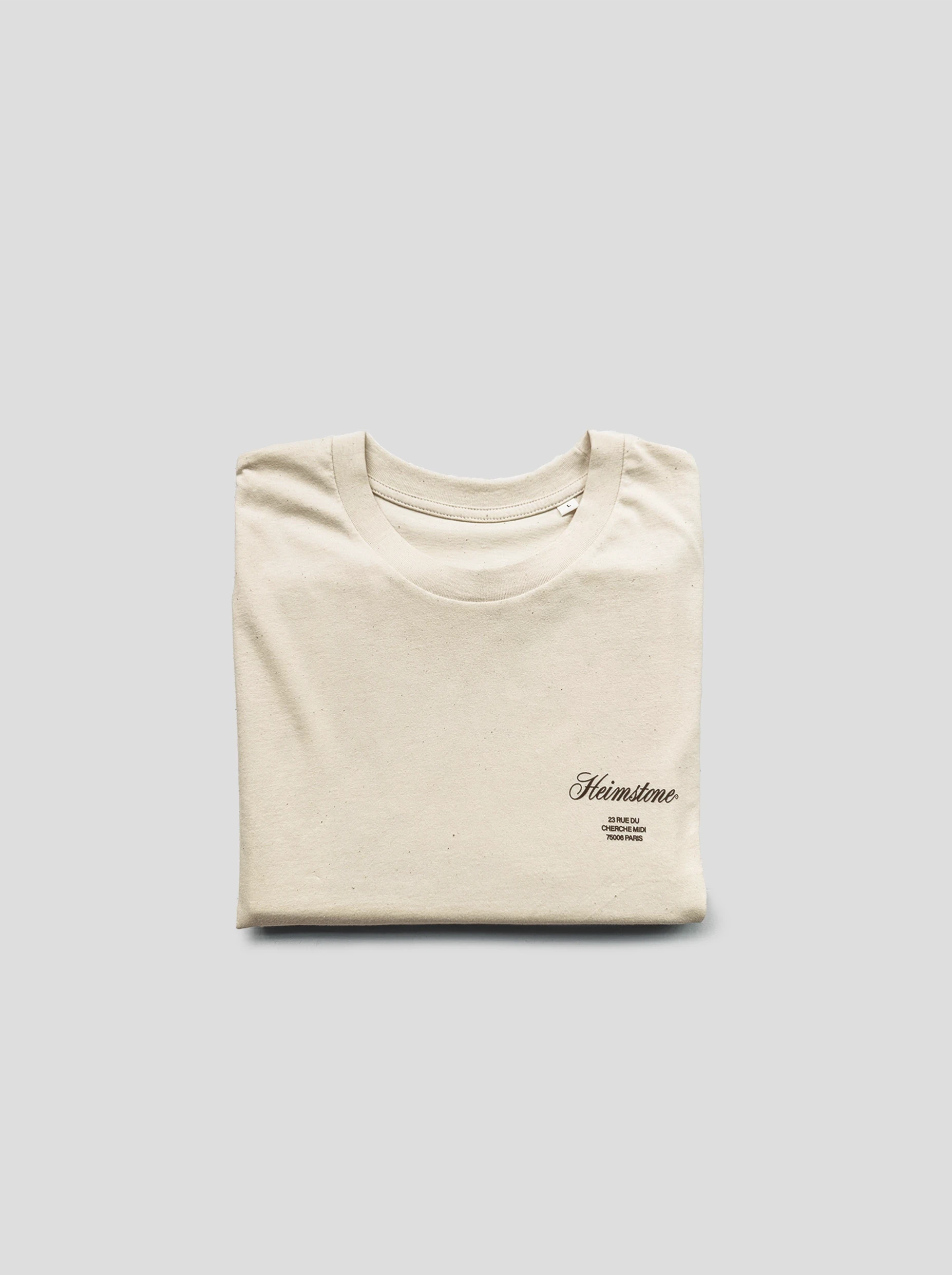 Collectible Unisex T-Shirt - Cream with Black Heimstone Logo