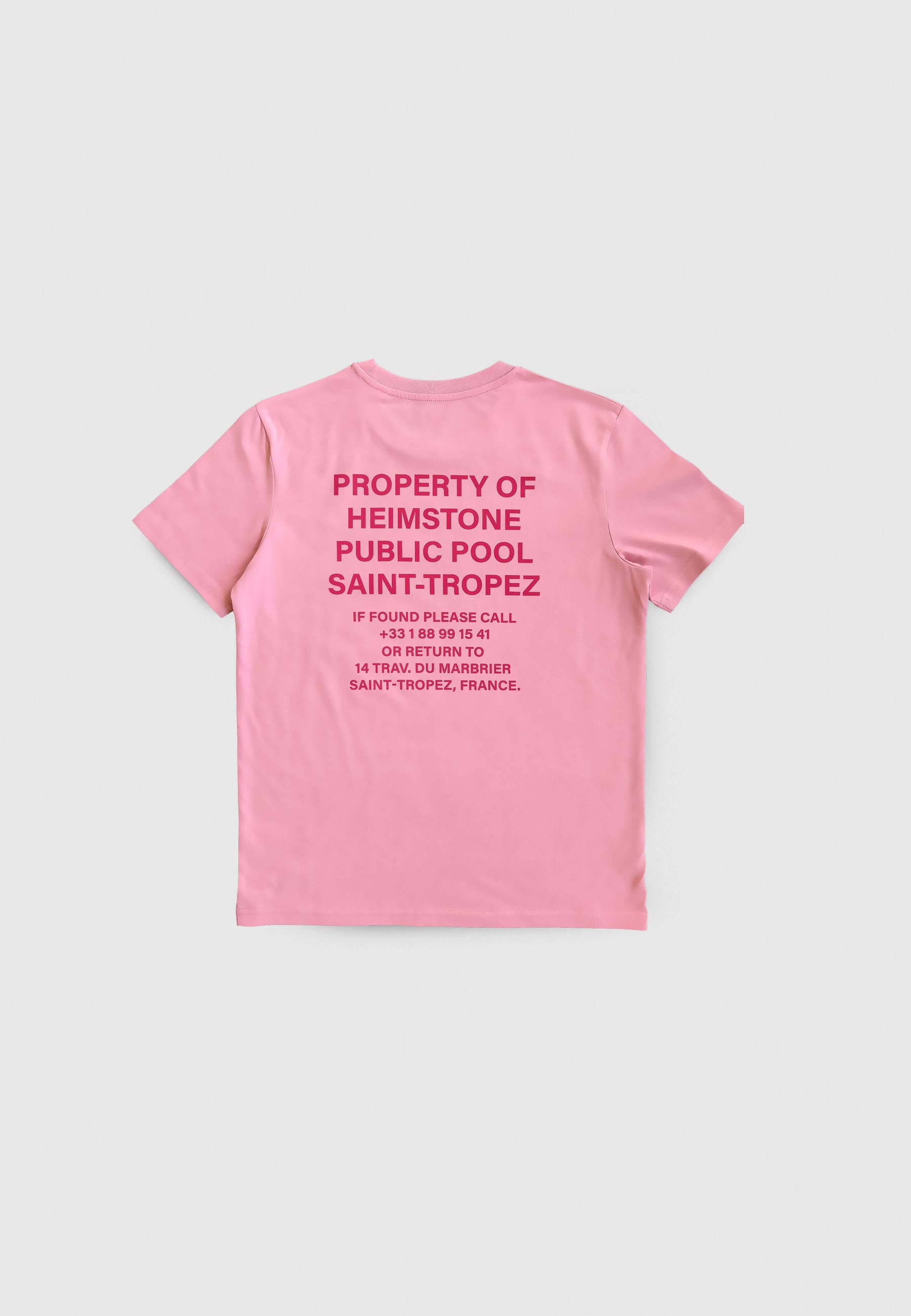 T-shirt en coton rose - L