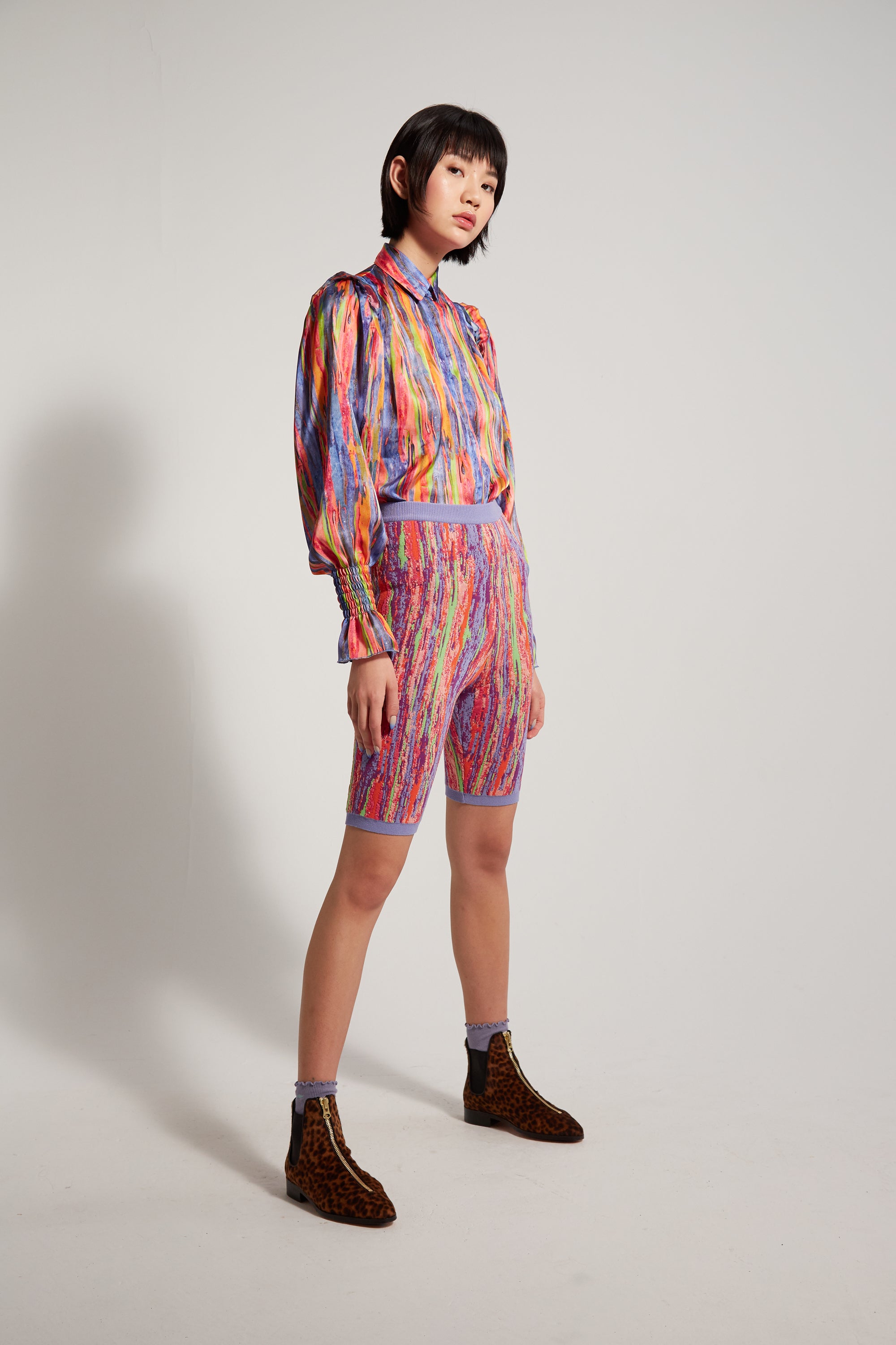 Cycliste Glue en maille Intarsia Wynwood