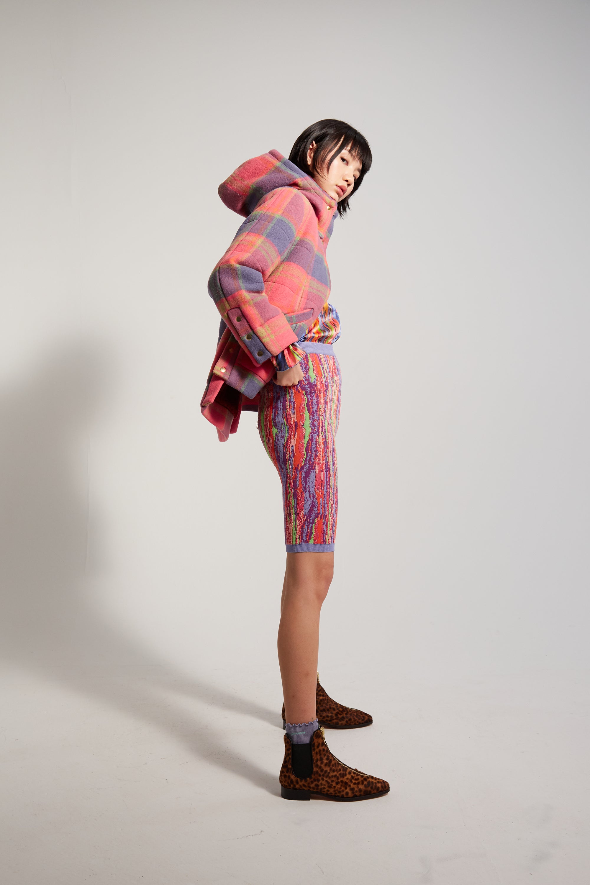 Cycliste Glue en maille Intarsia Wynwood