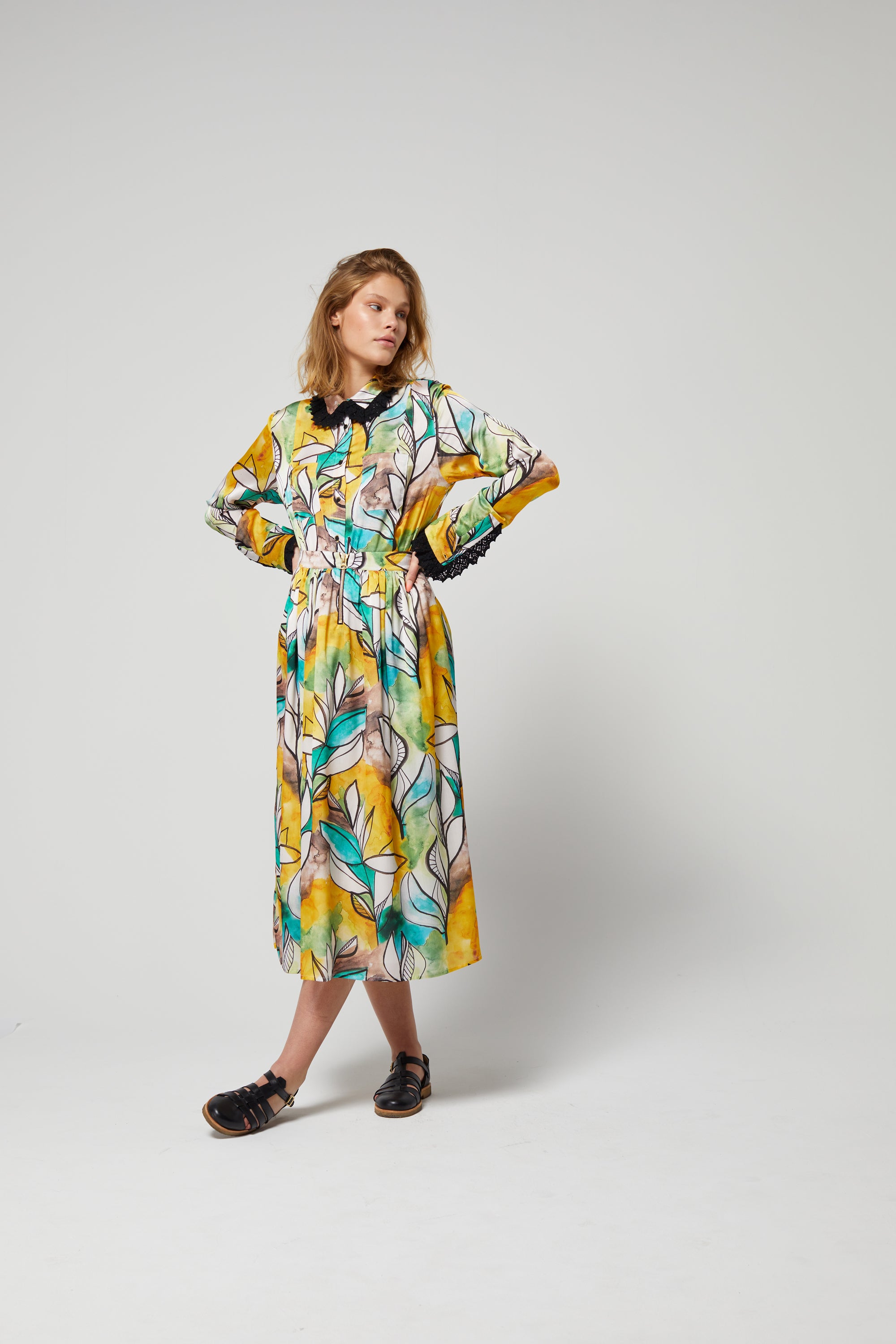 Orso skirt in Landscape print