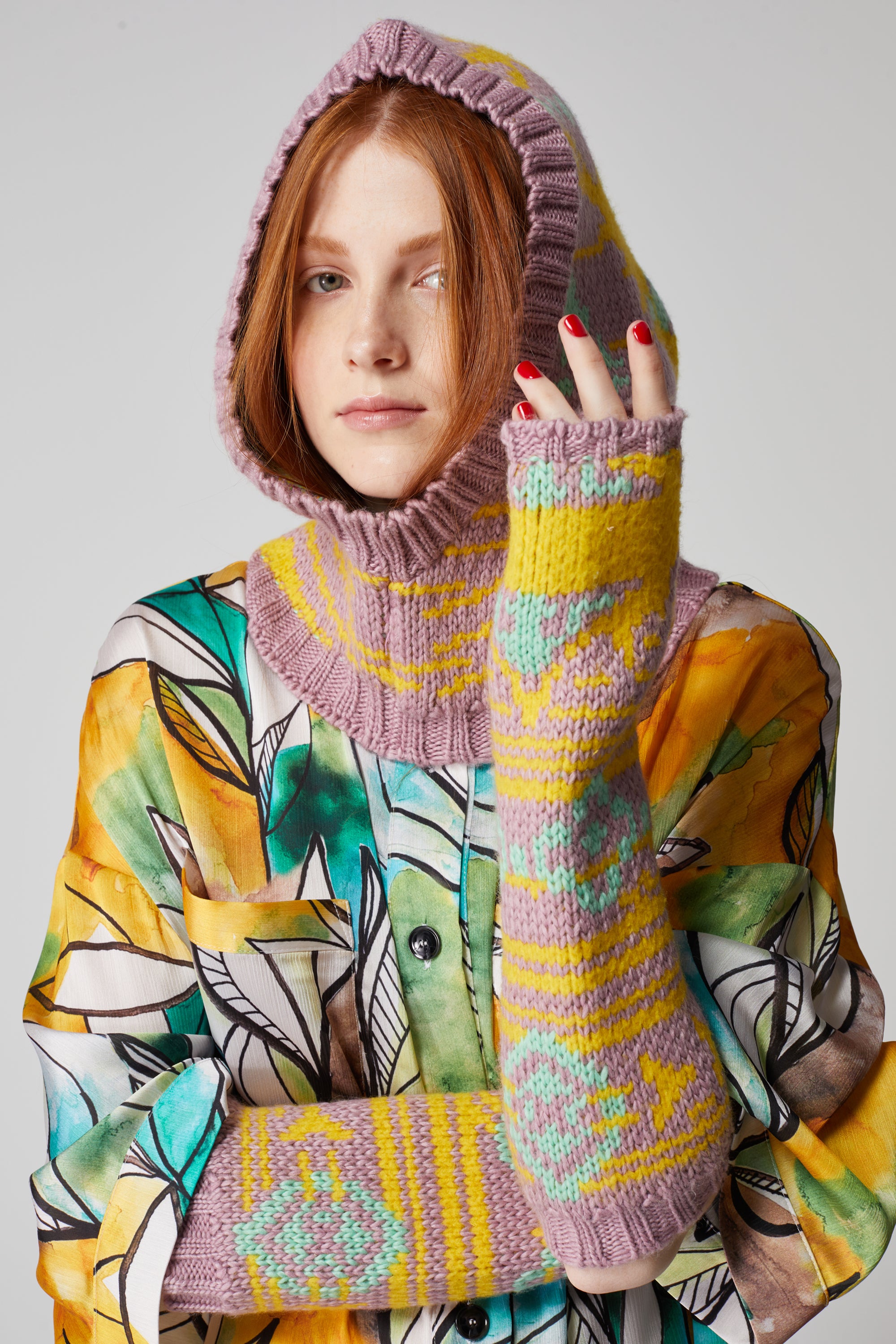 Mittens in Yellowstone knit