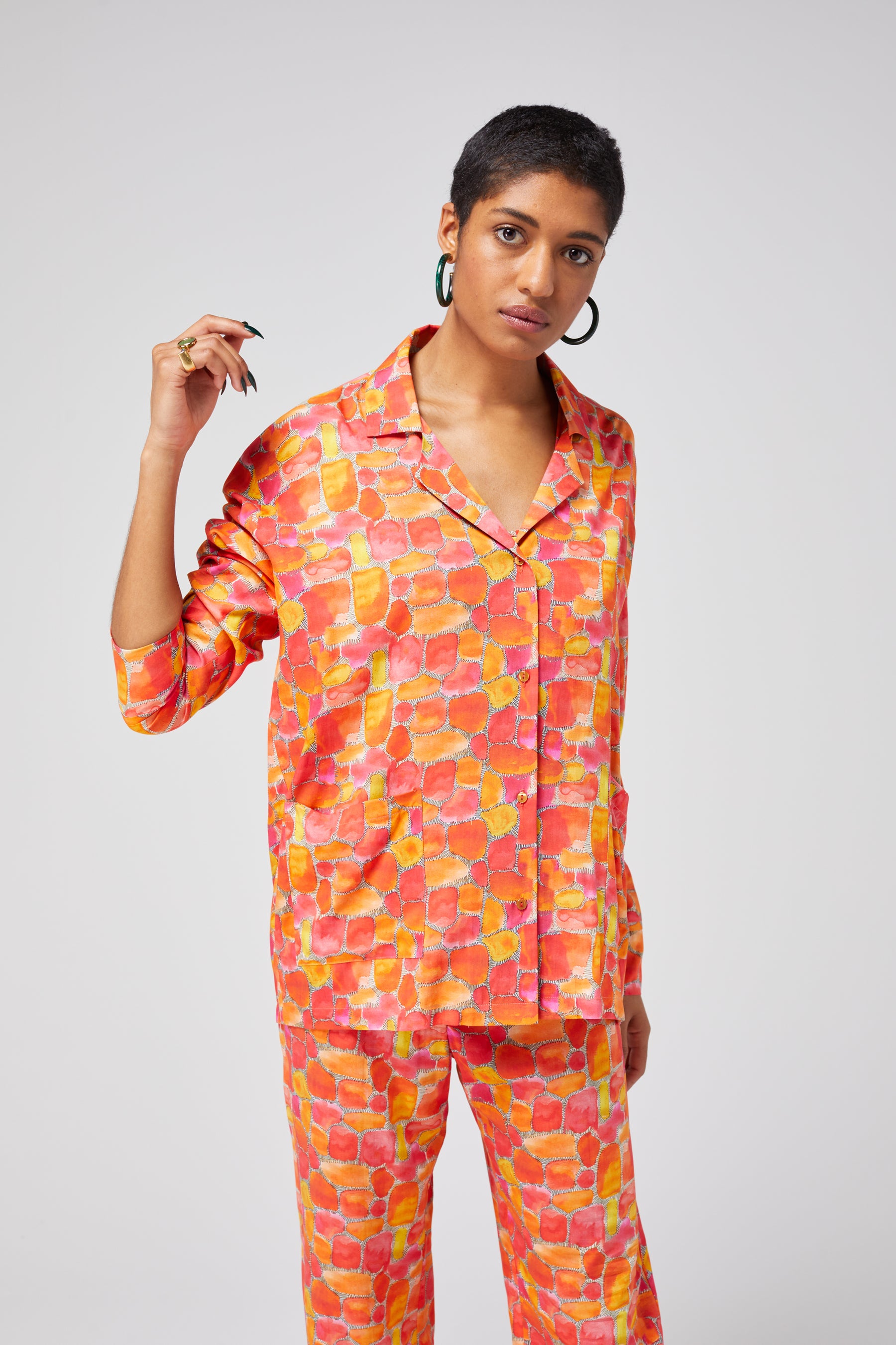 Pyjama Ulysse in Sun Kiss print set