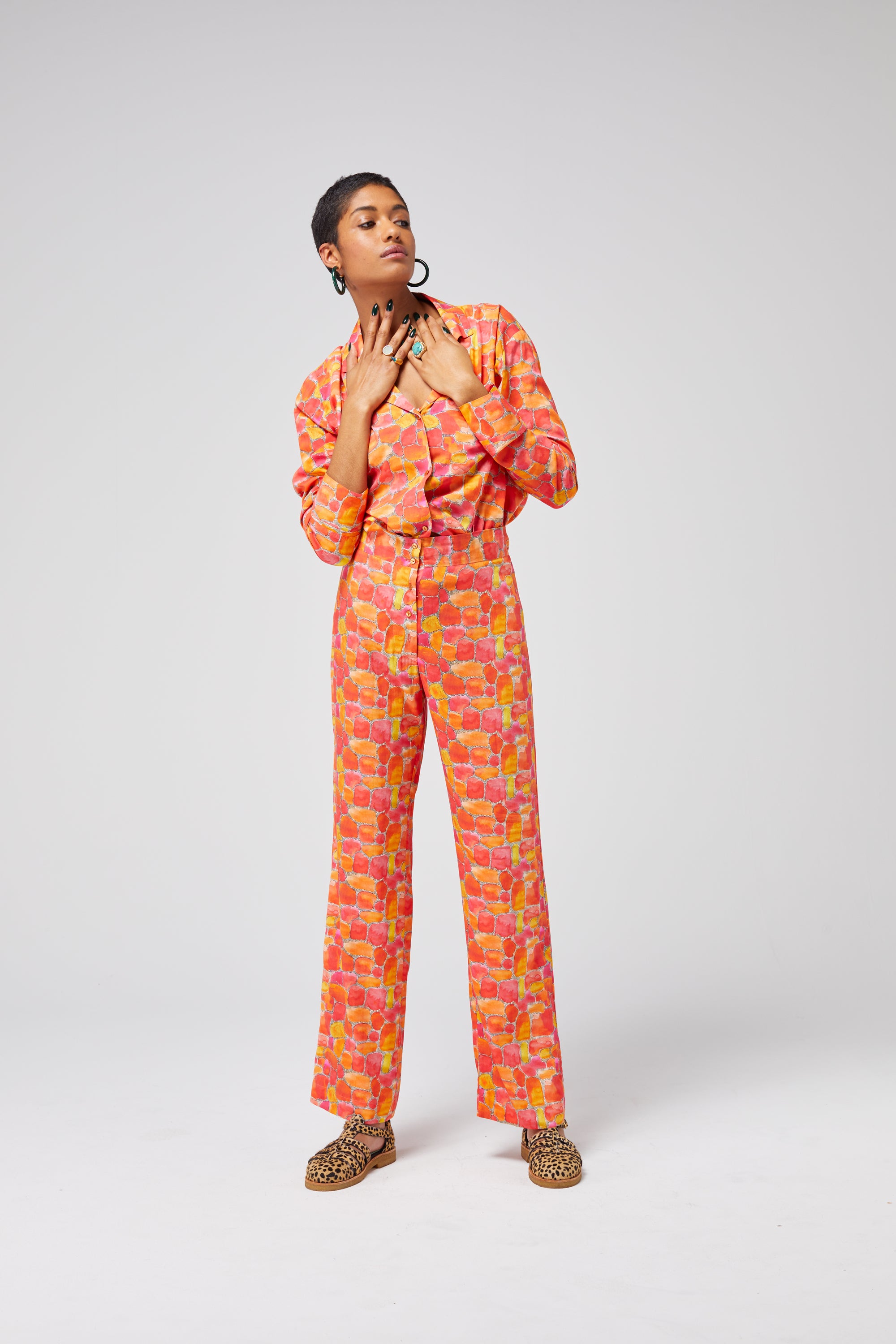 Pyjama Ulysse in Sun Kiss print set