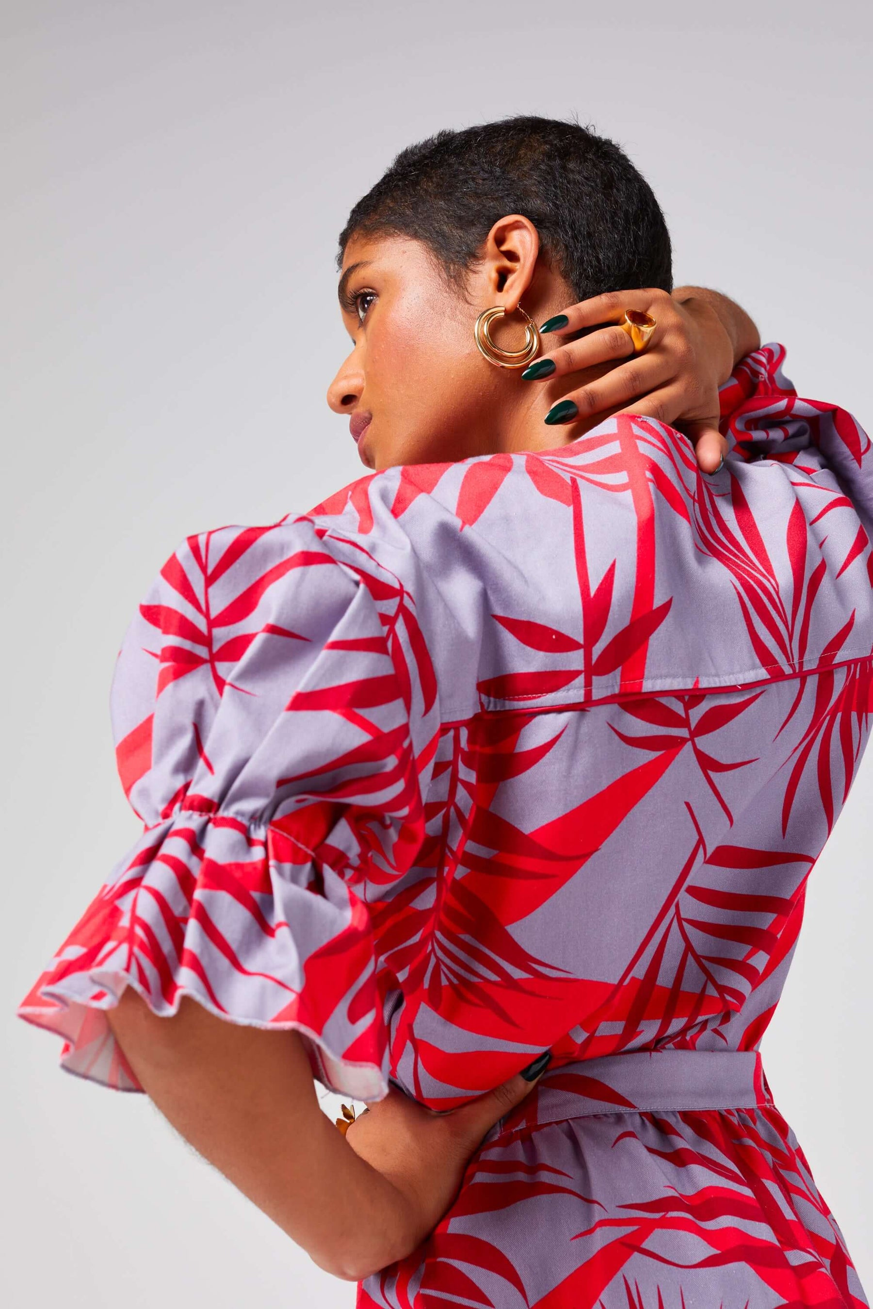 Beausserie shirt in Flamingo print | Heimstone