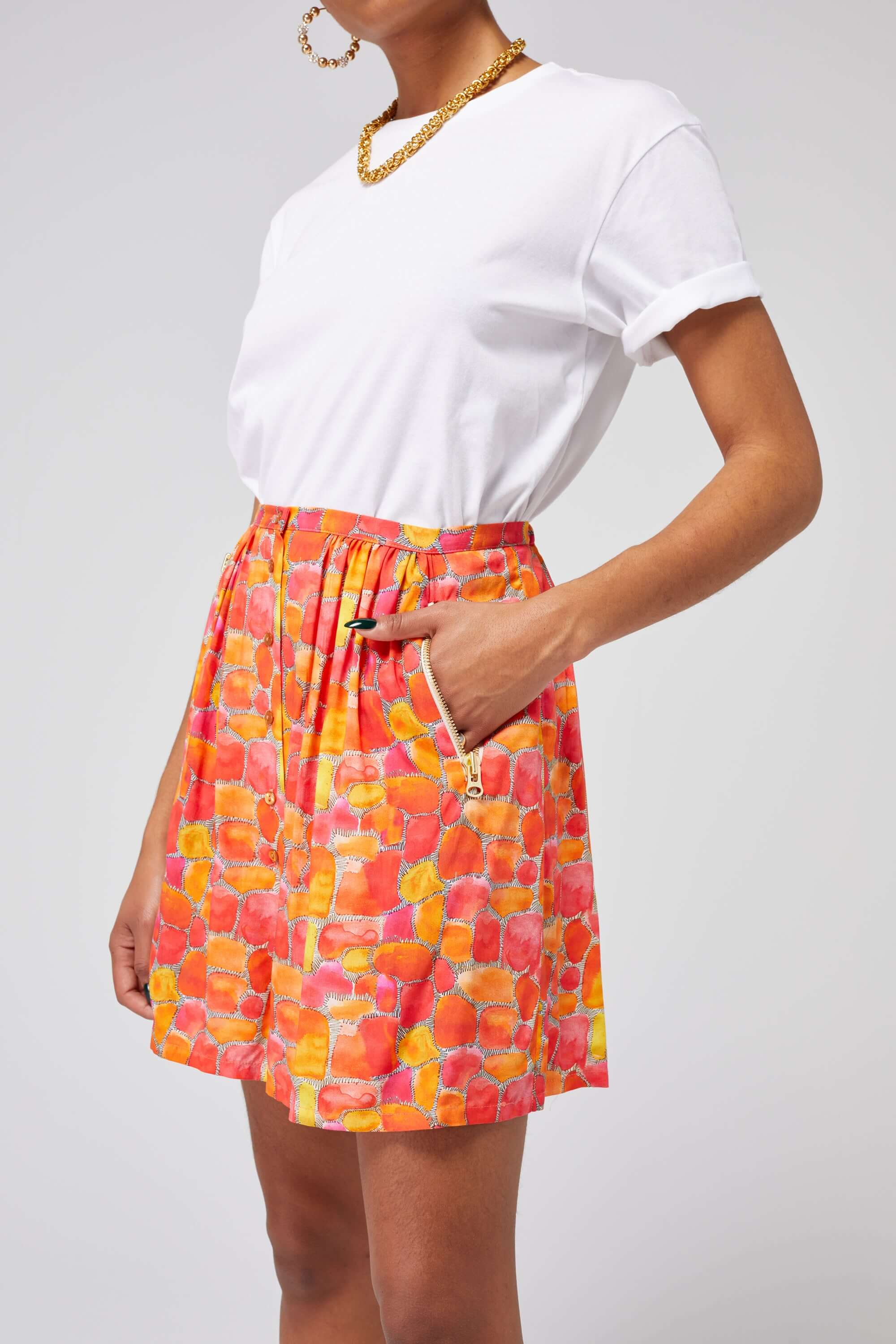 Doll short in Sun Kiss print