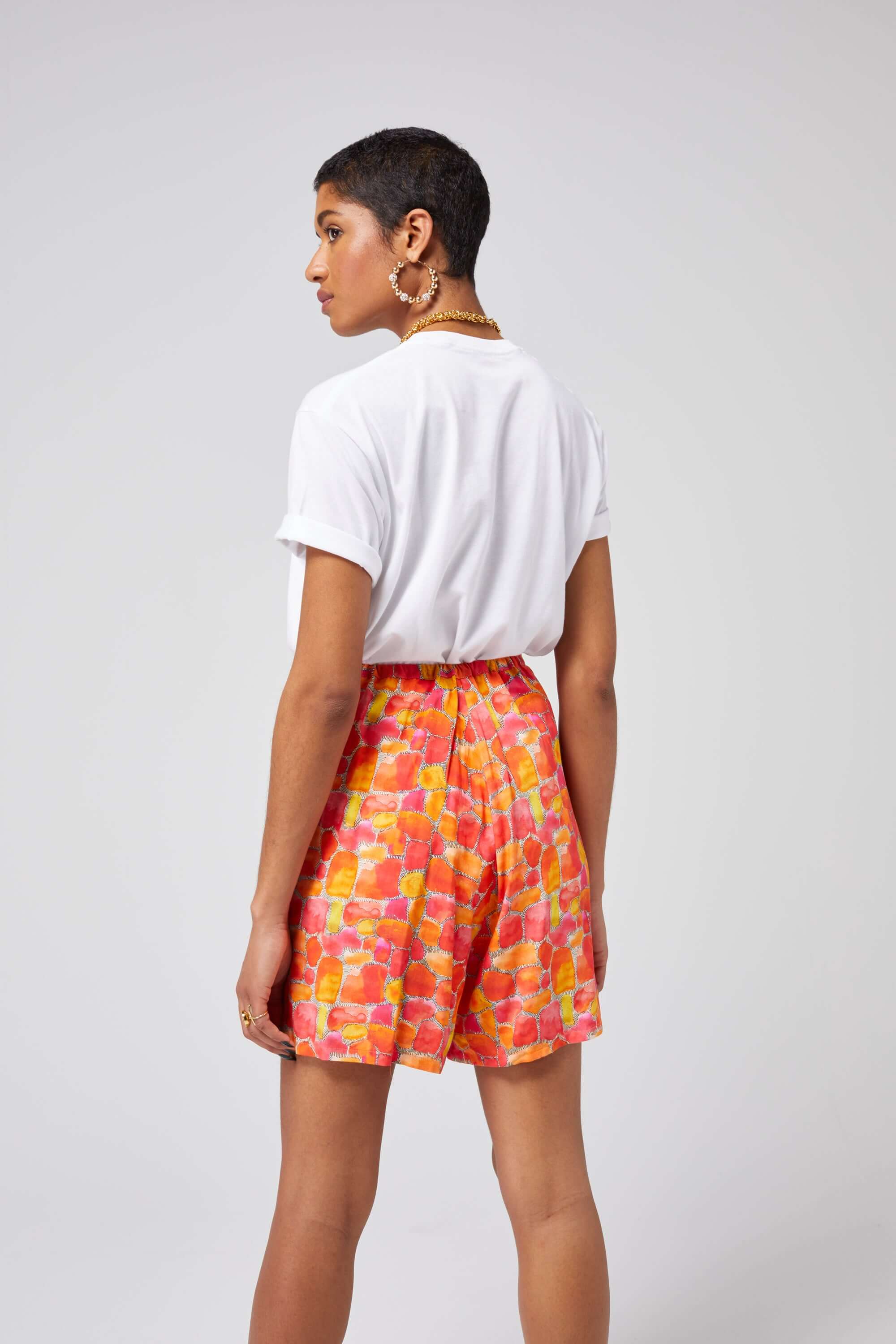 Doll short in Sun Kiss print