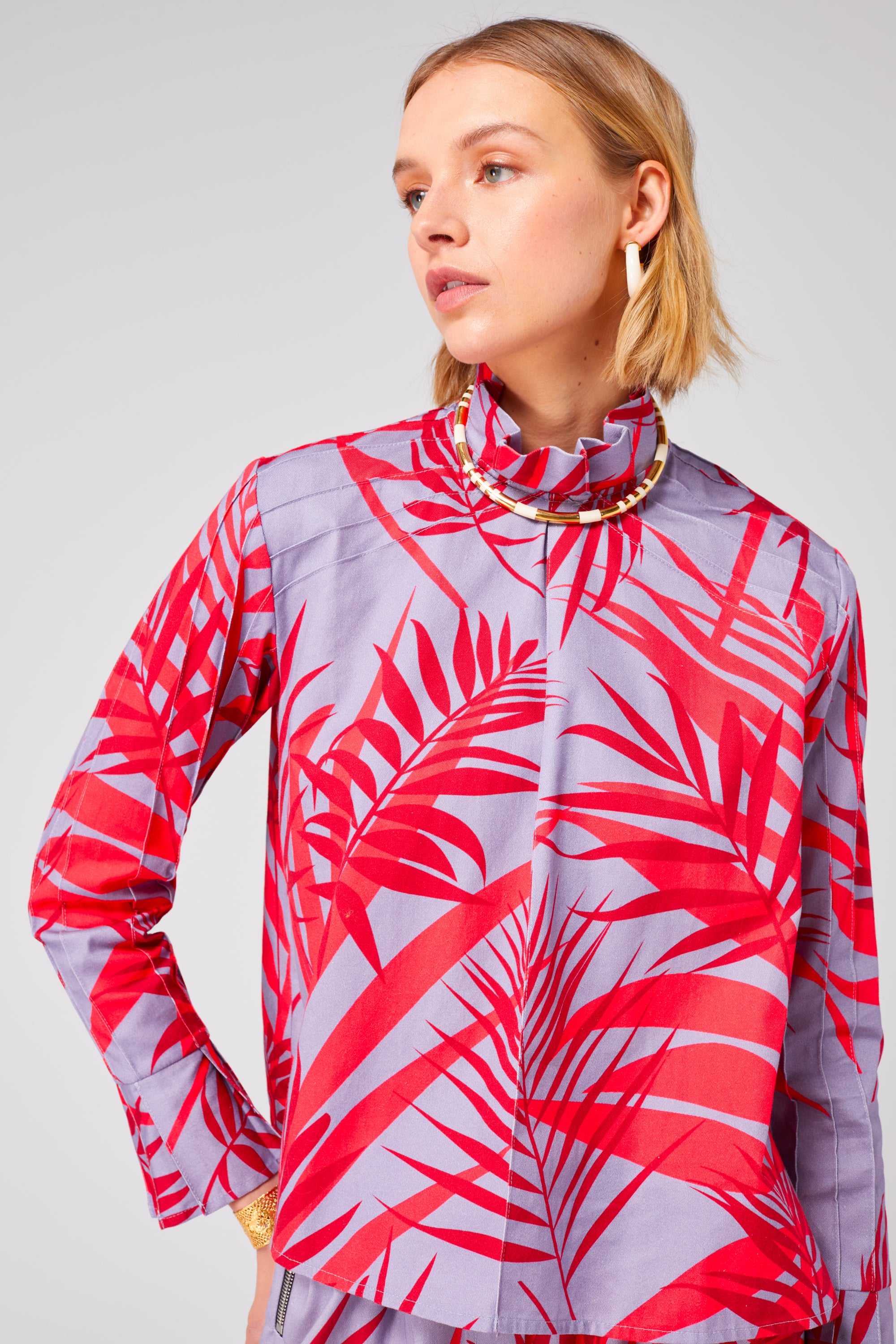 Chemise Muse en imprimé Flamingo