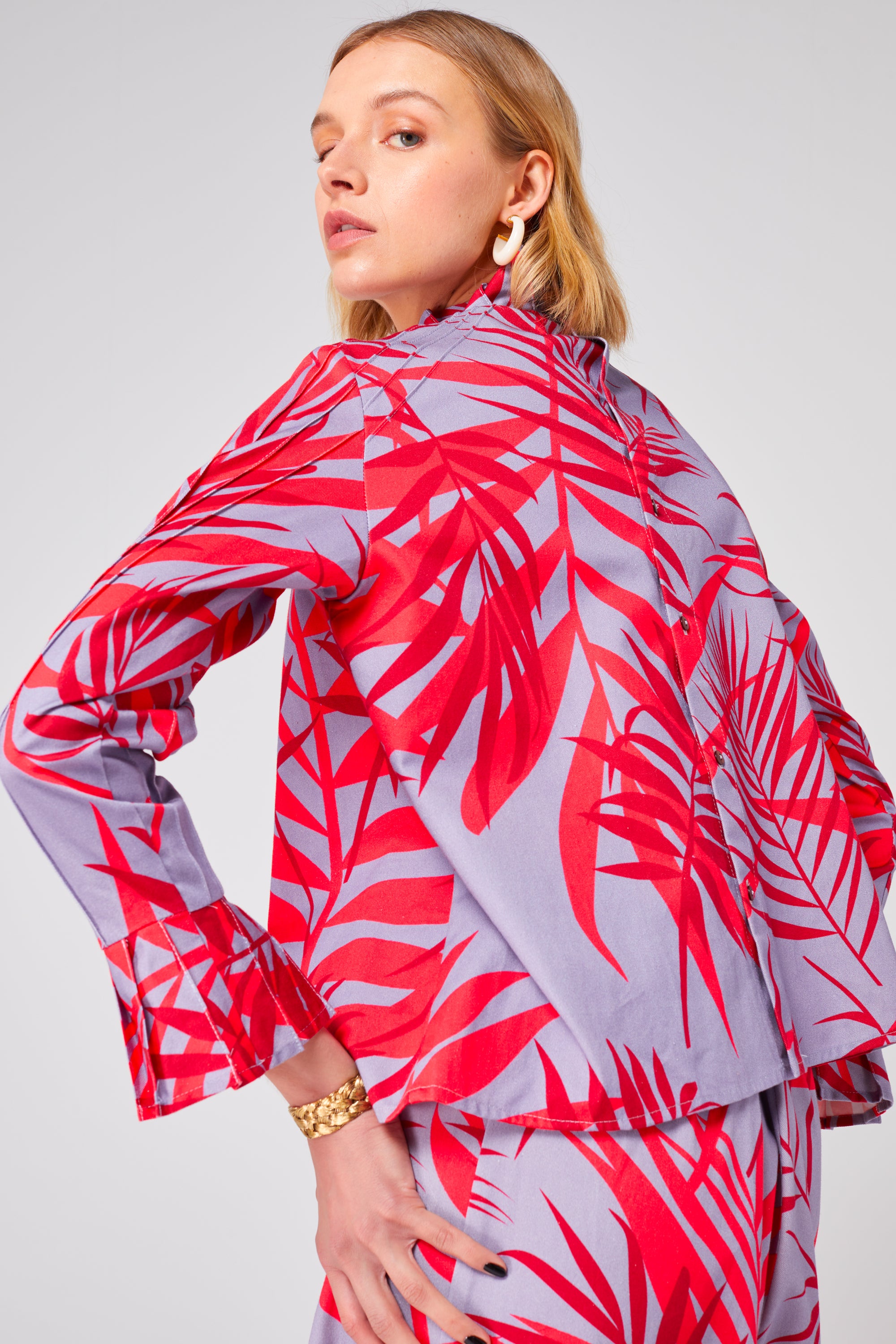 Chemise Muse en imprimé Flamingo