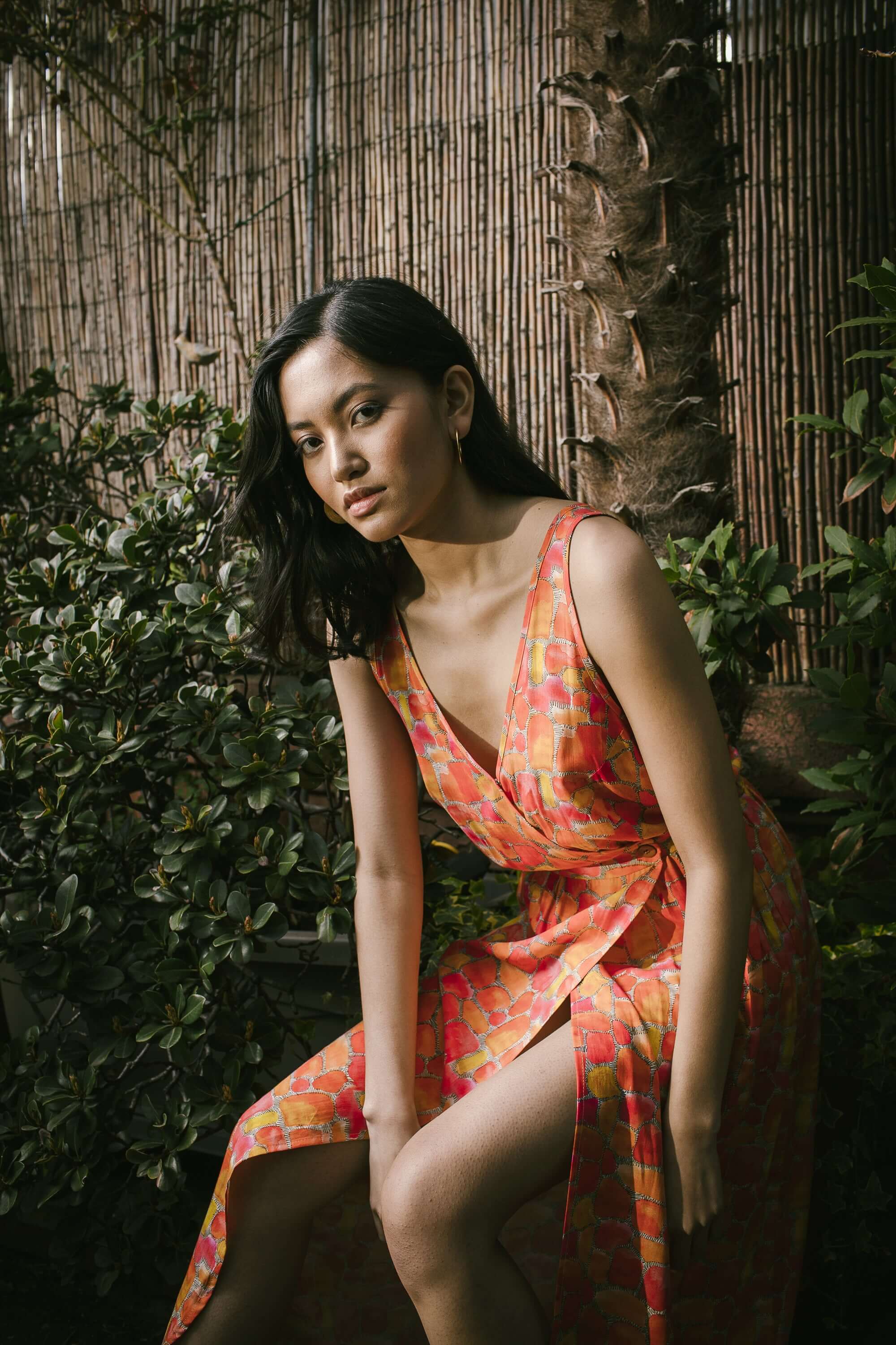 Austria dress in Sun Kiss print | Heimstone
