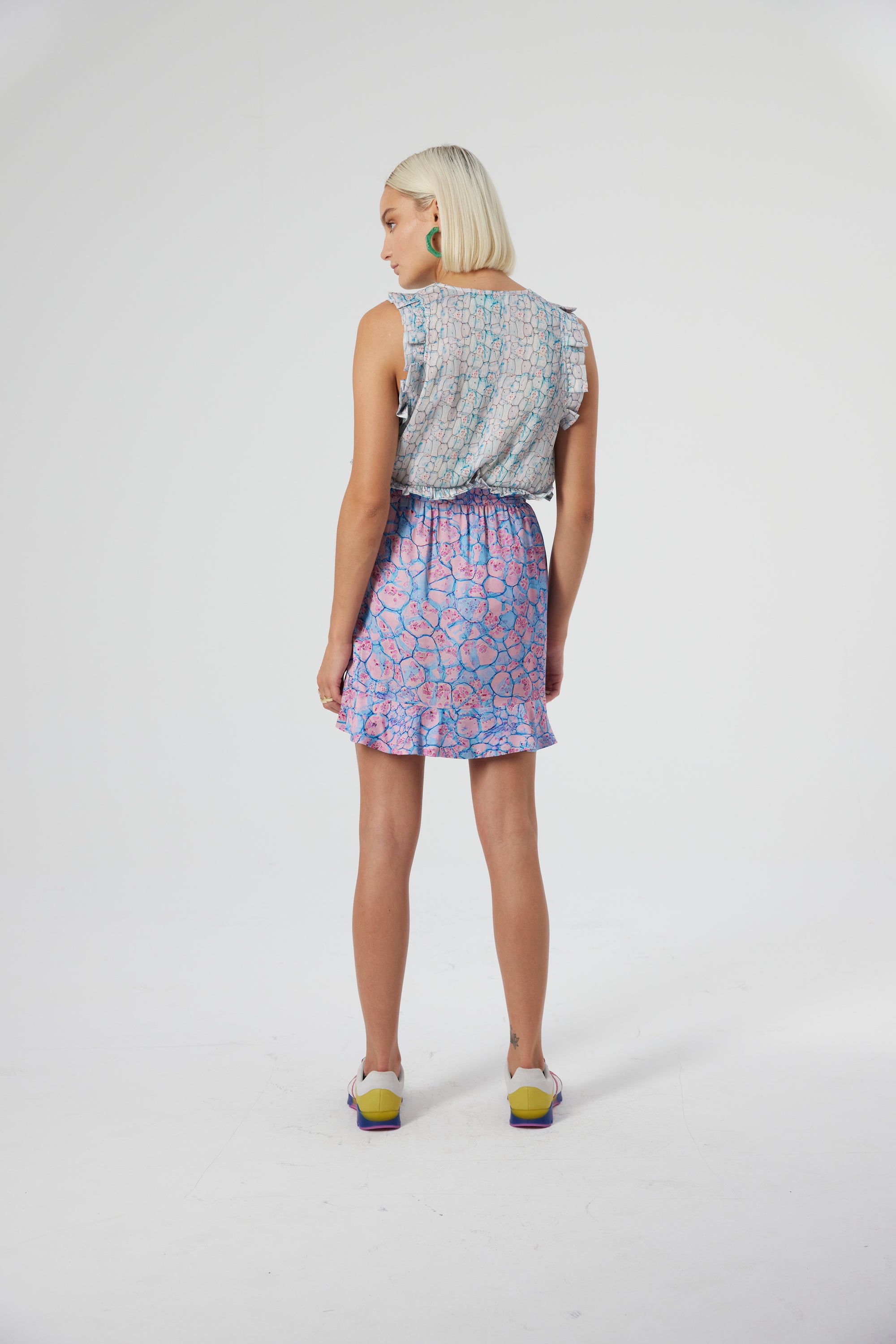 Austria skirt in Poolside print