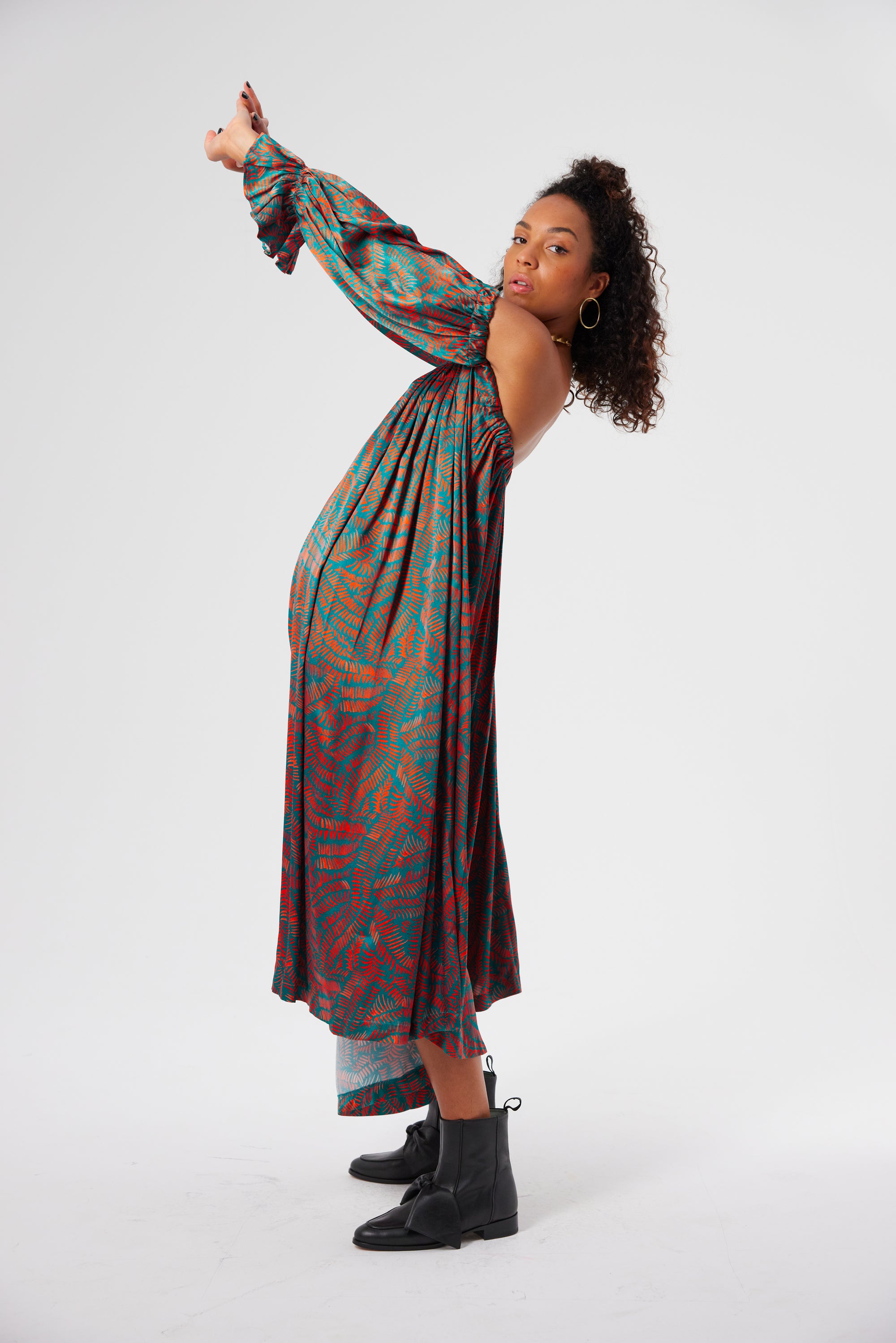Penelope dress in Palmera print