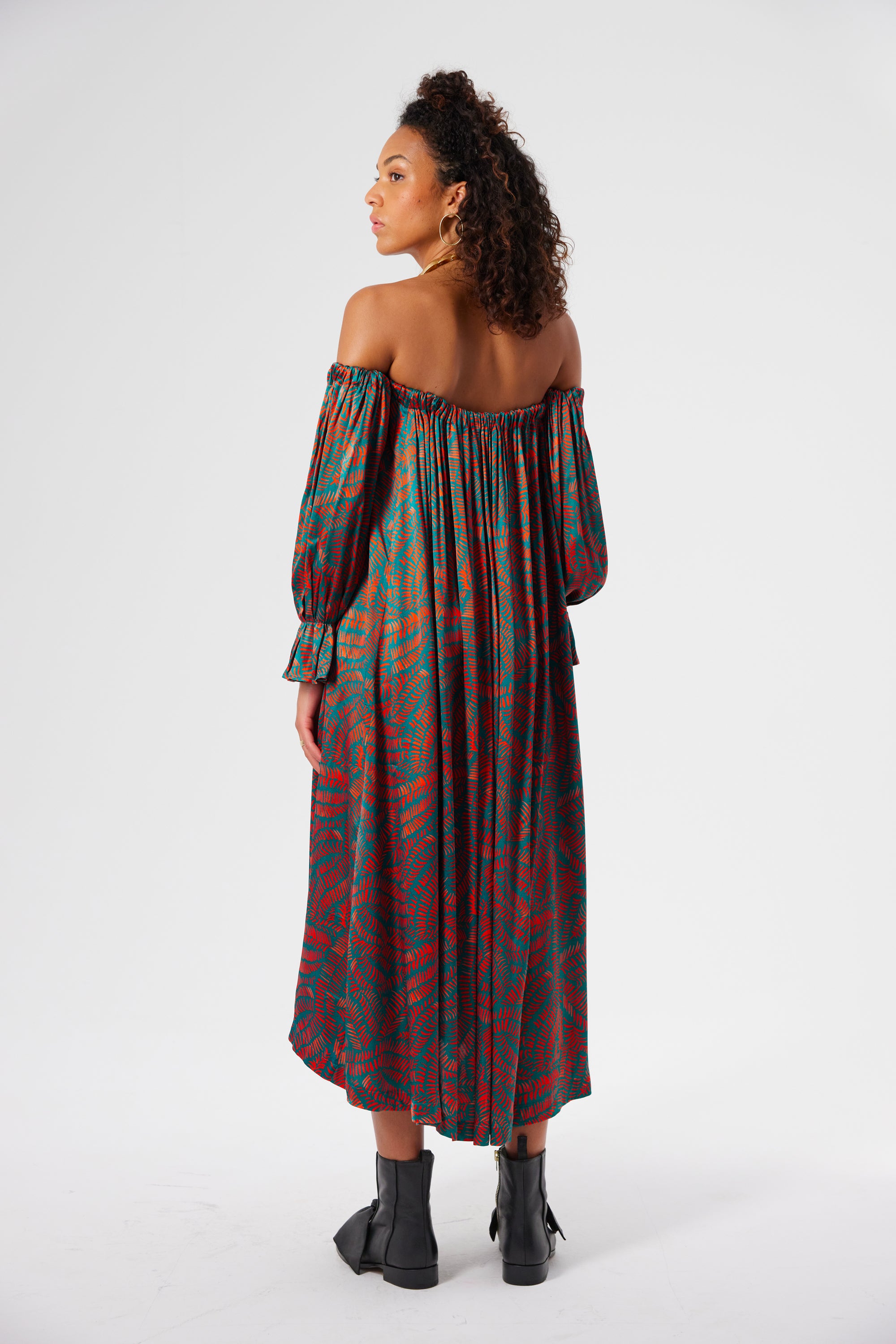 Penelope dress in Palmera print