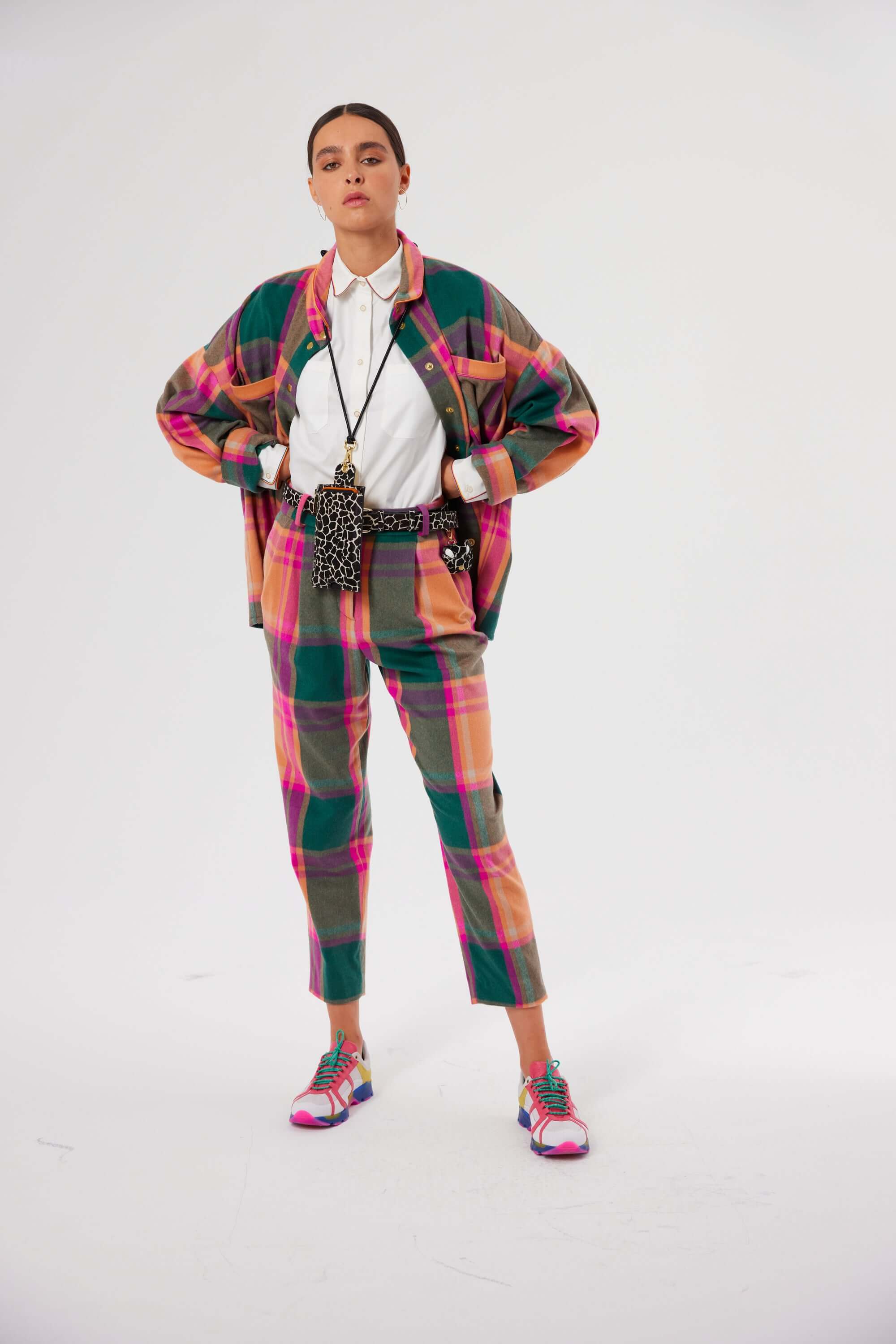 Gabriel pants in District Rhum cashmere