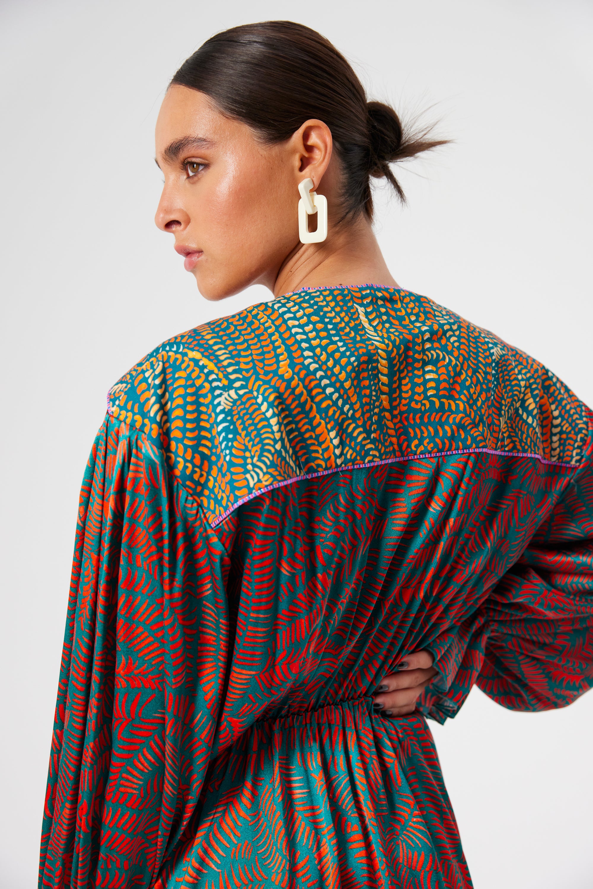 Trigalière dress in Palmera print