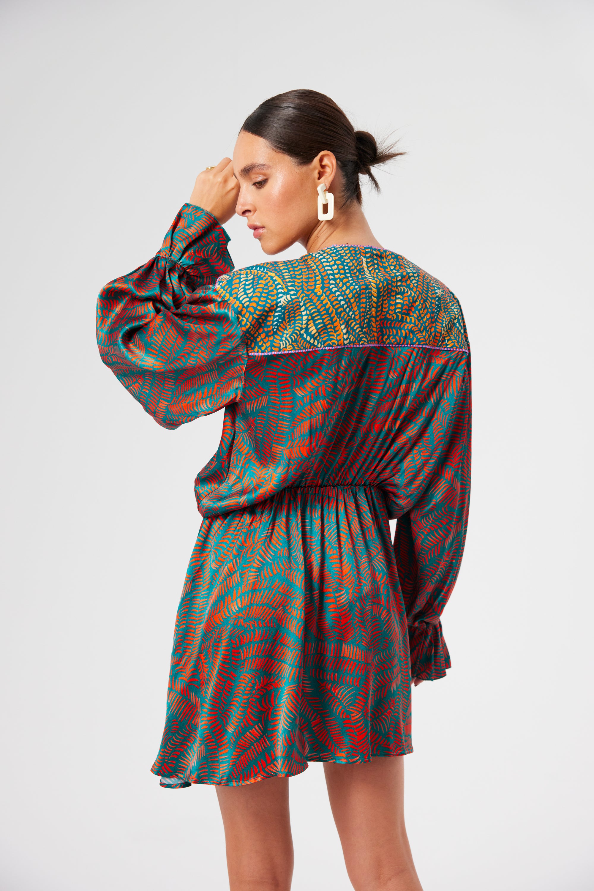 Trigalière dress in Palmera print