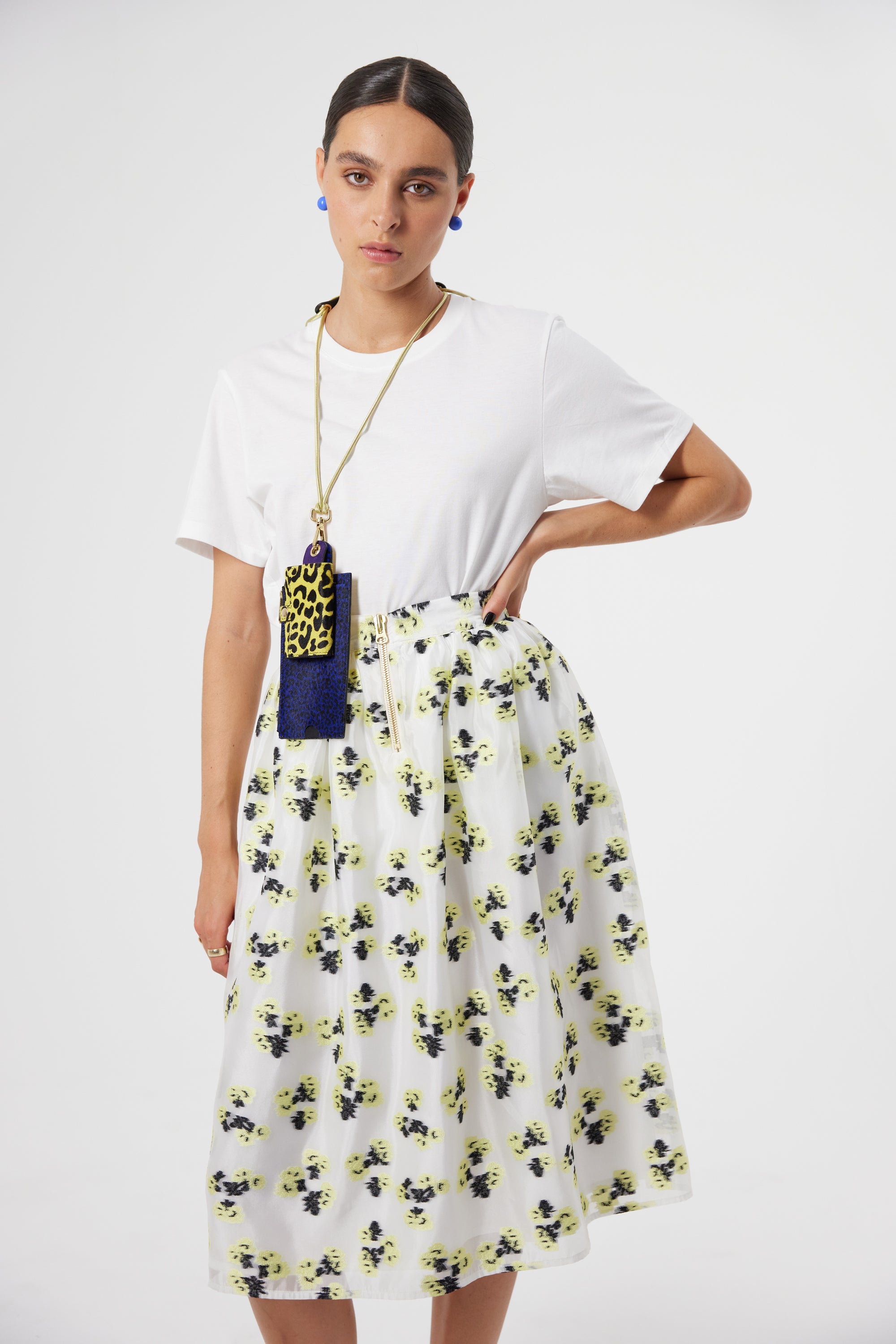 Orso skirt in Firefly embroidery