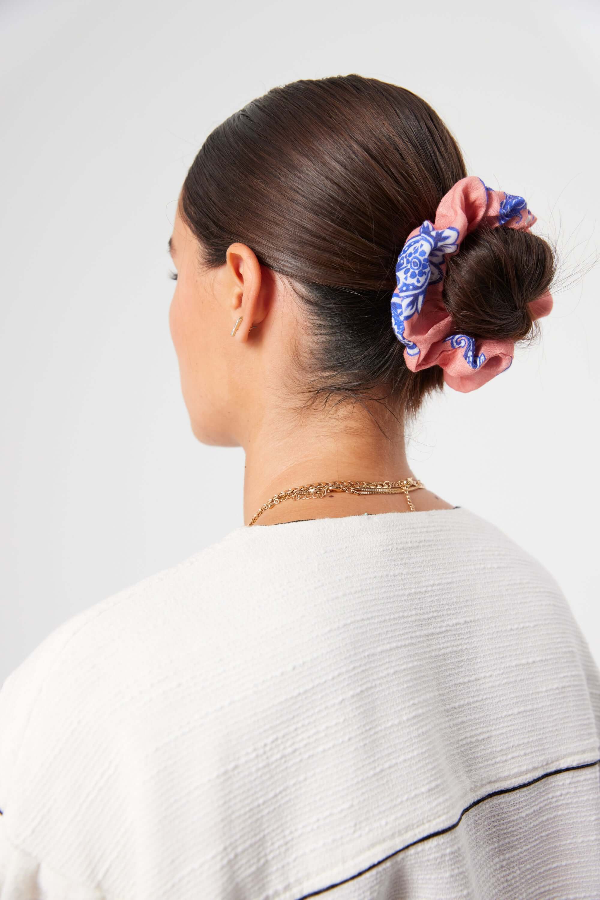 Scrunchie in Pondichéry print