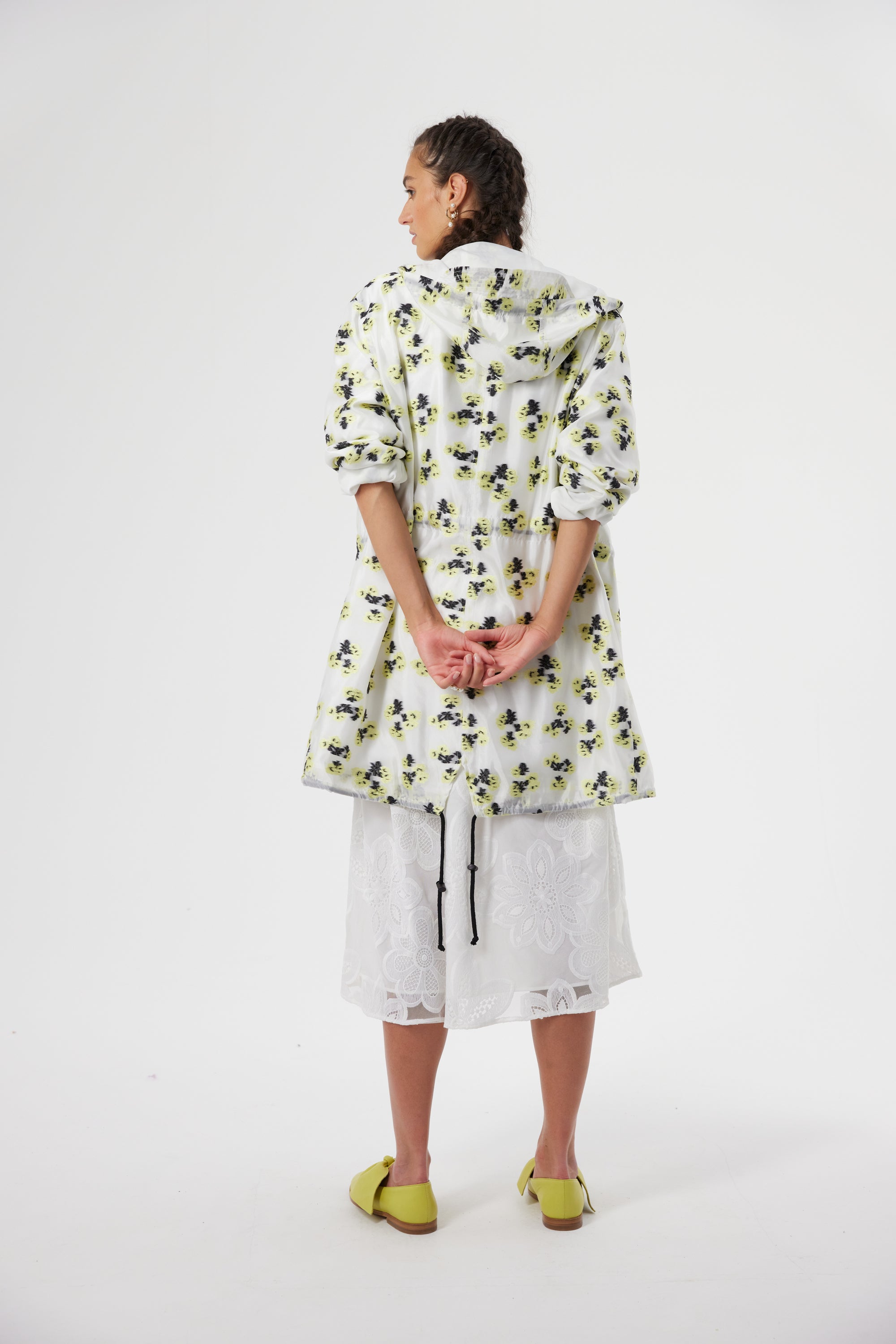 Onur parka in Firefly embroidery