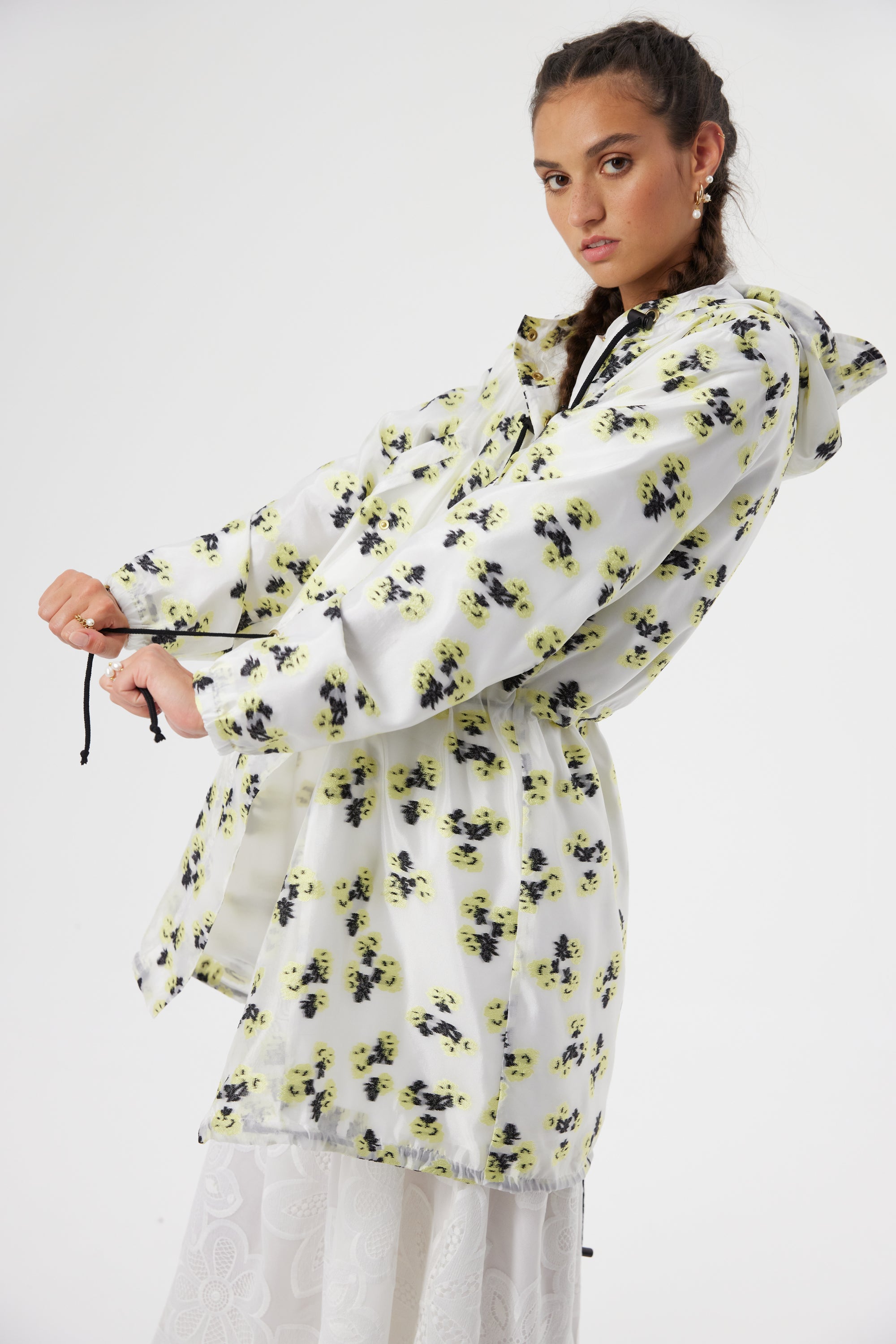 Onur parka in Firefly embroidery