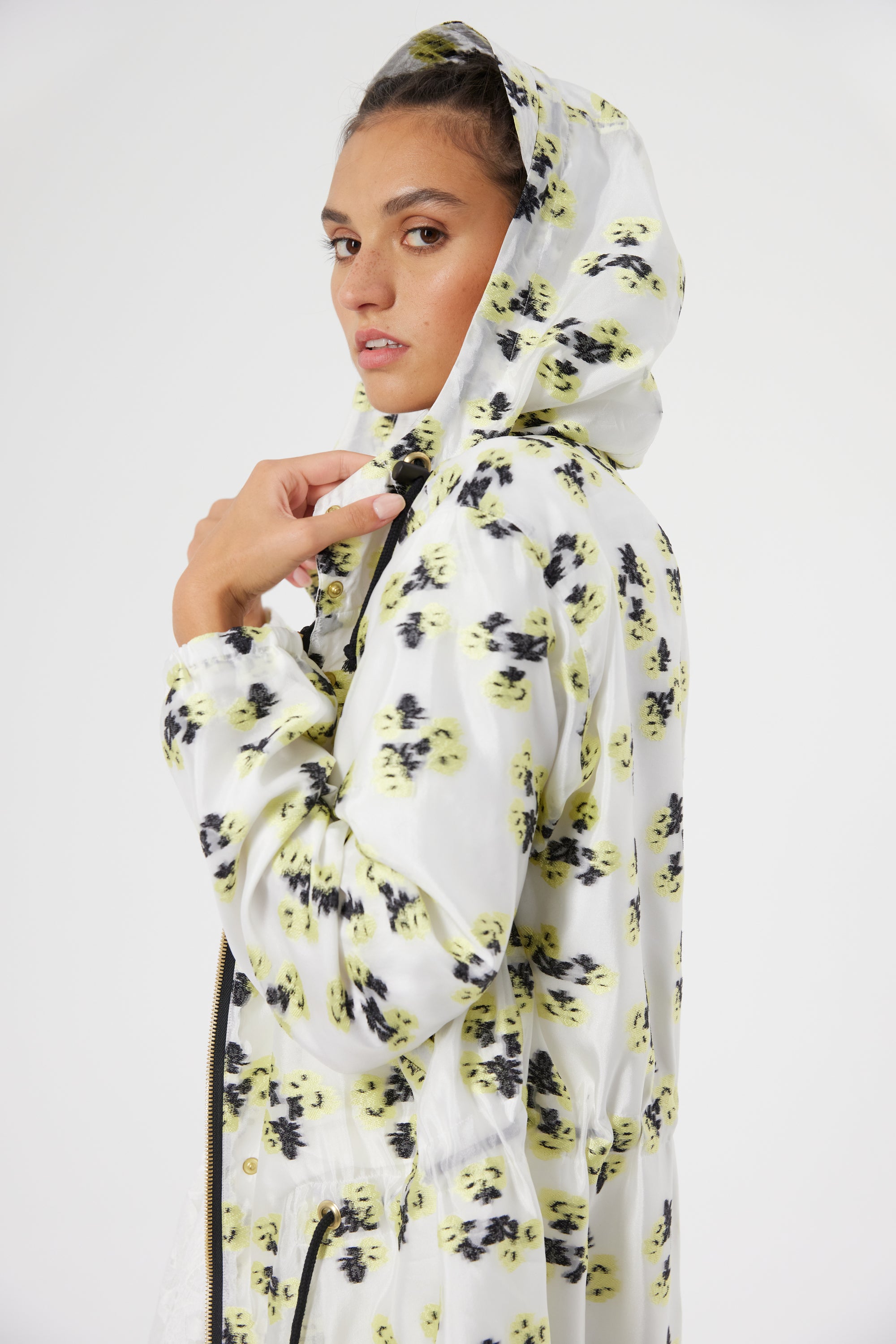 Onur parka in Firefly embroidery