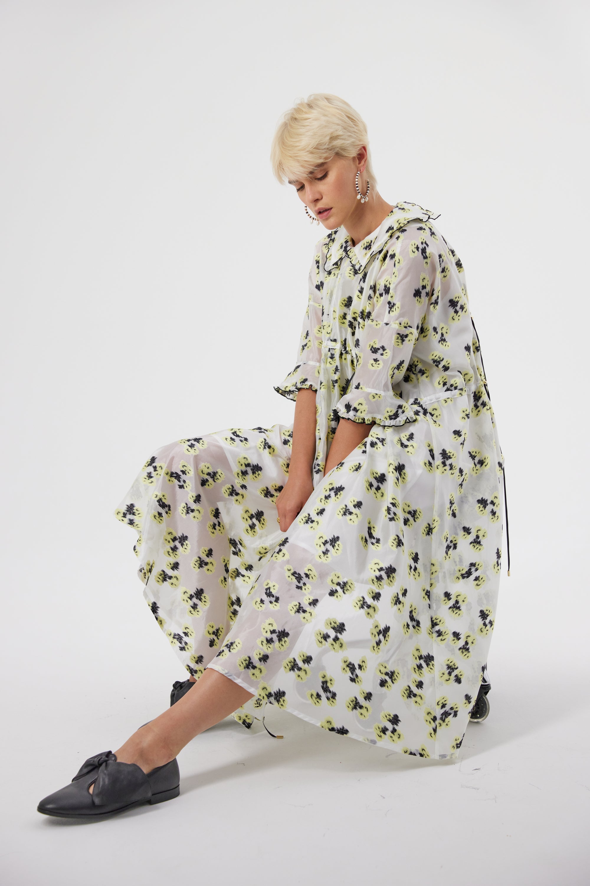 Robe Scarlett en broderie Luciole