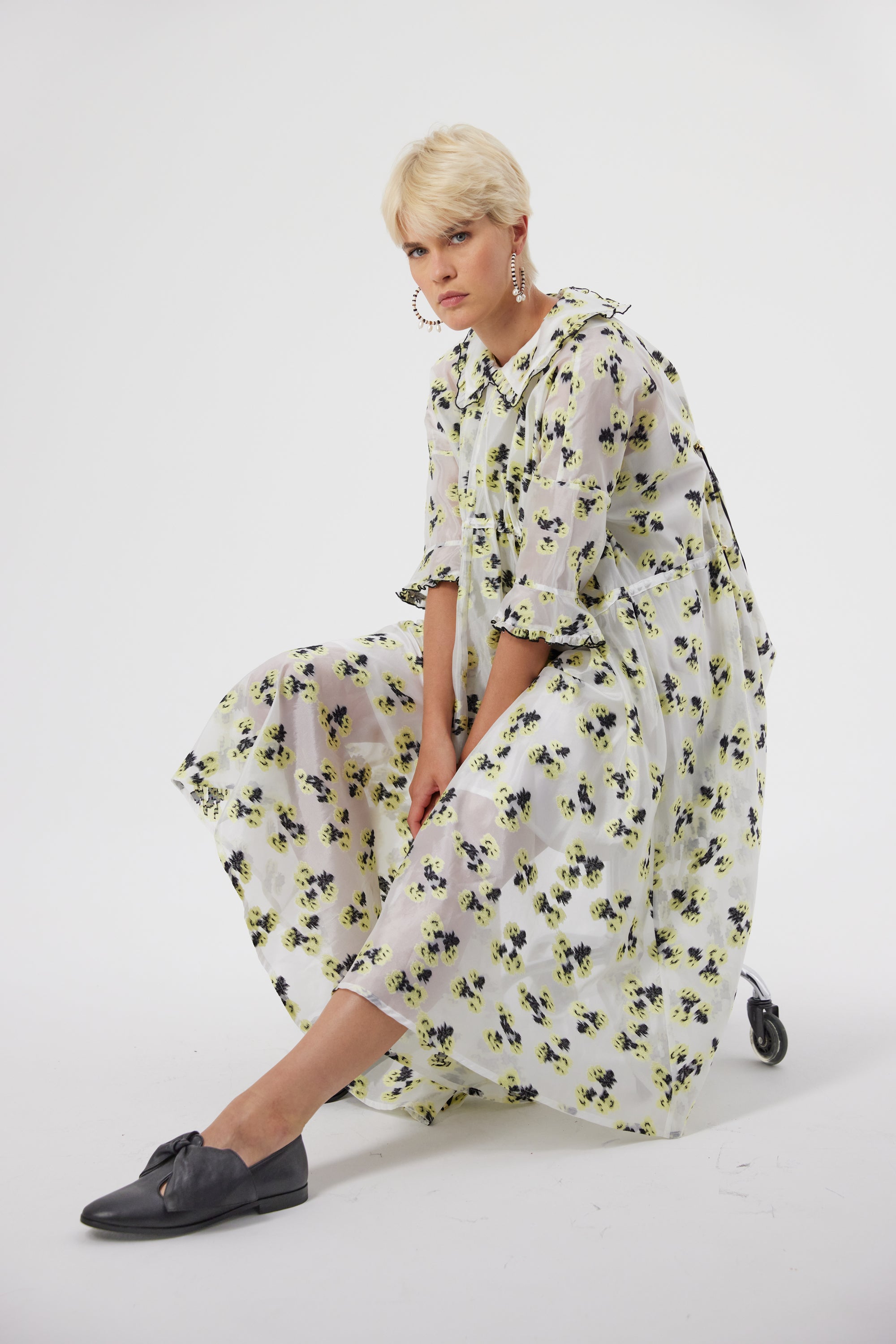 Robe Scarlett en broderie Luciole