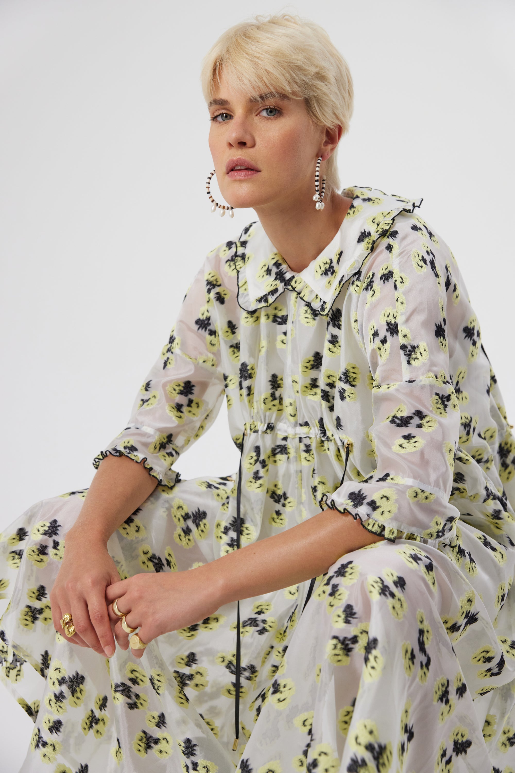 Robe Scarlett en broderie Luciole