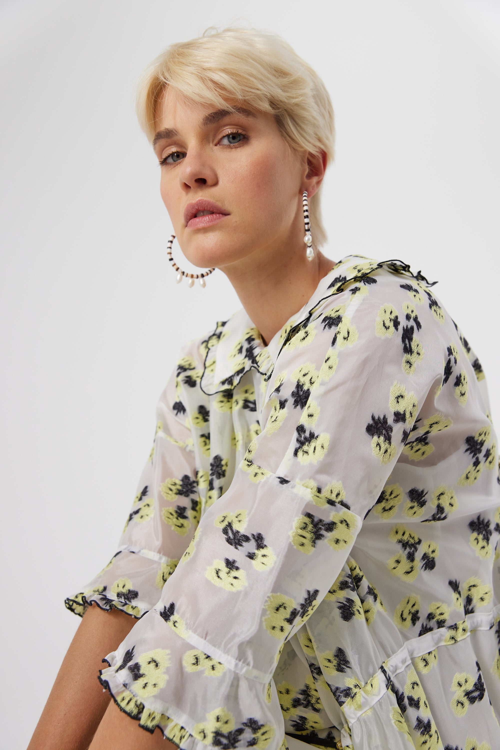 Robe Scarlett en broderie Luciole