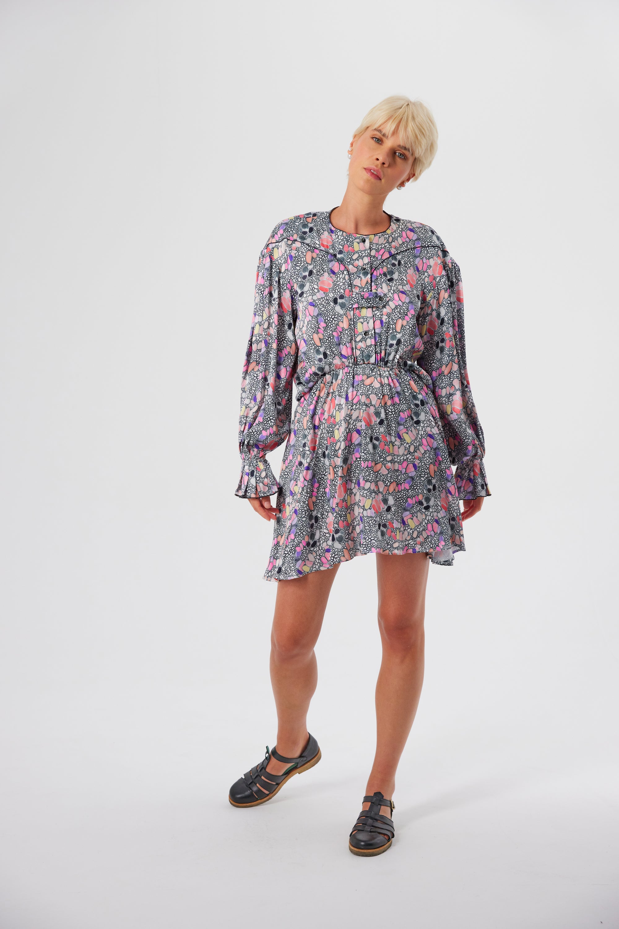 Trigalière dress in Mochi print