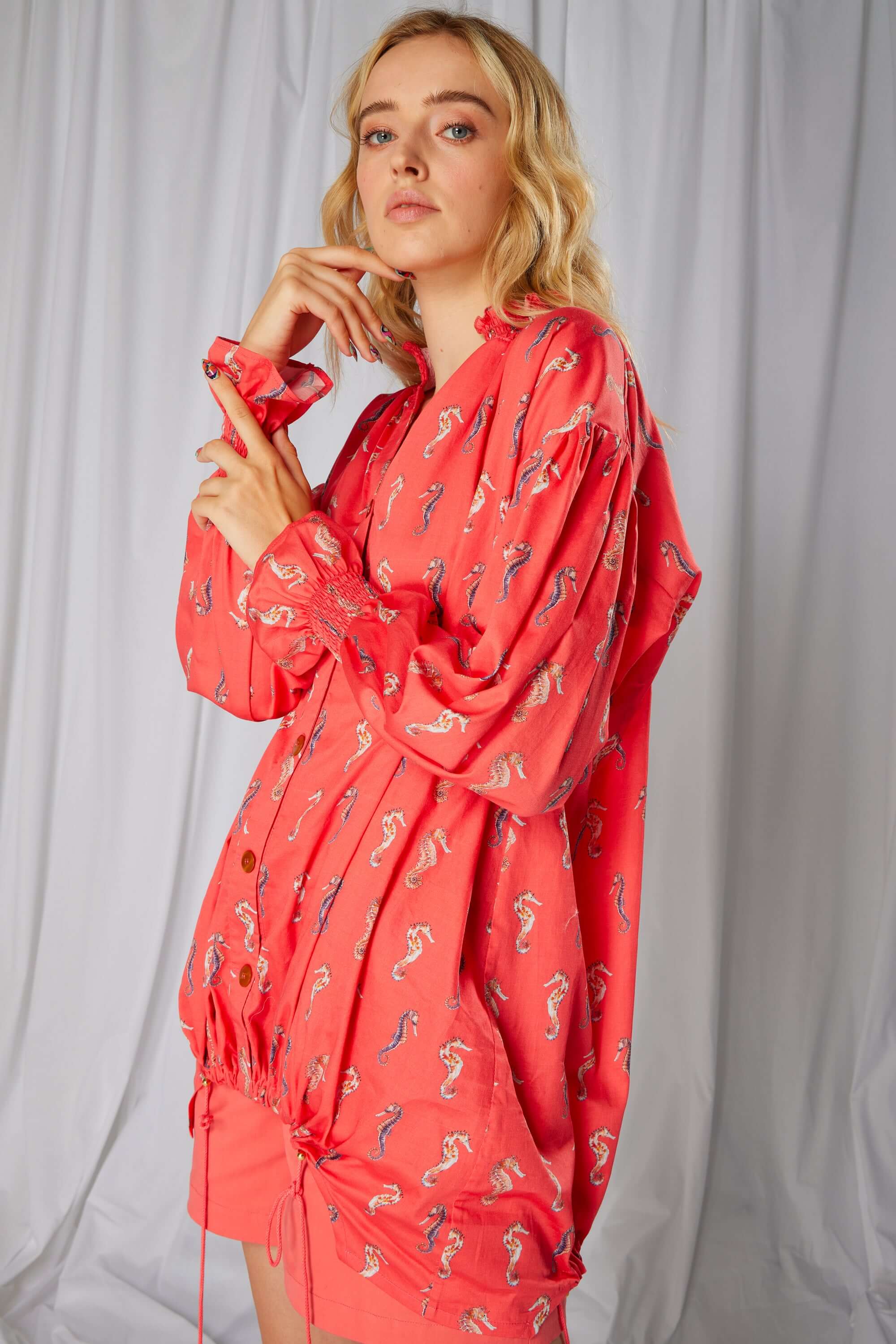 Owen tunic in Gravure print