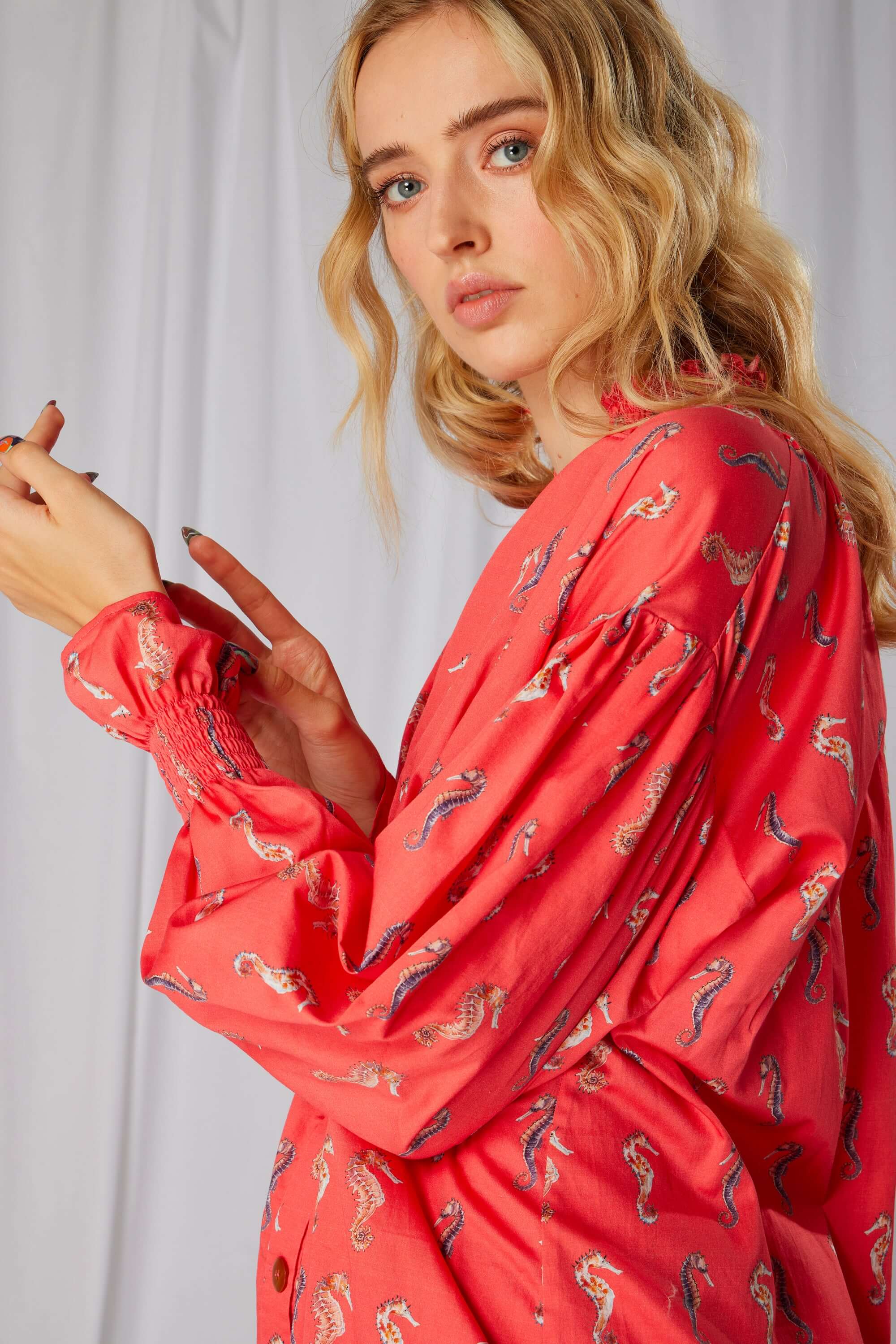 Owen tunic in Gravure print