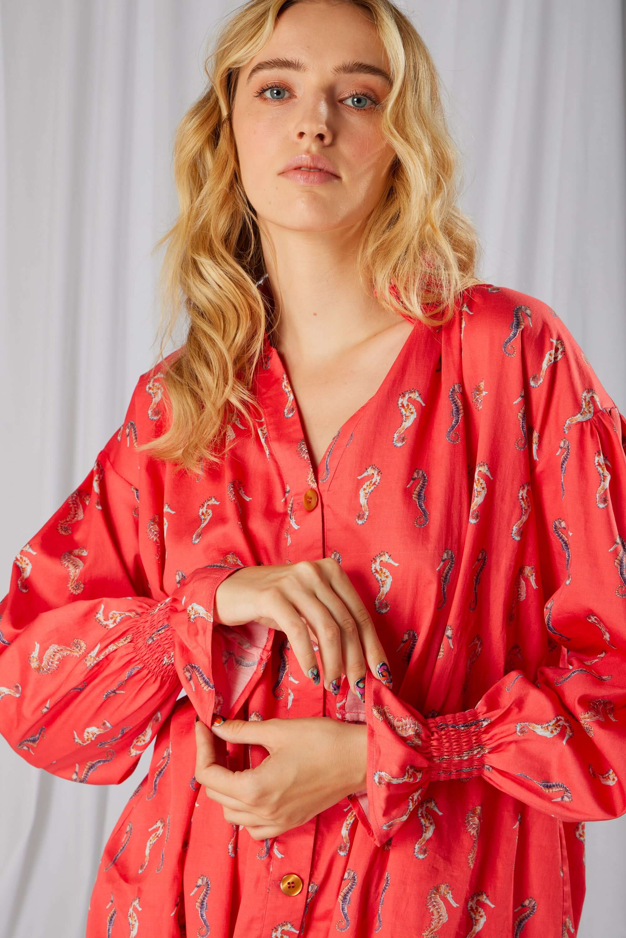 Owen tunic in Gravure print
