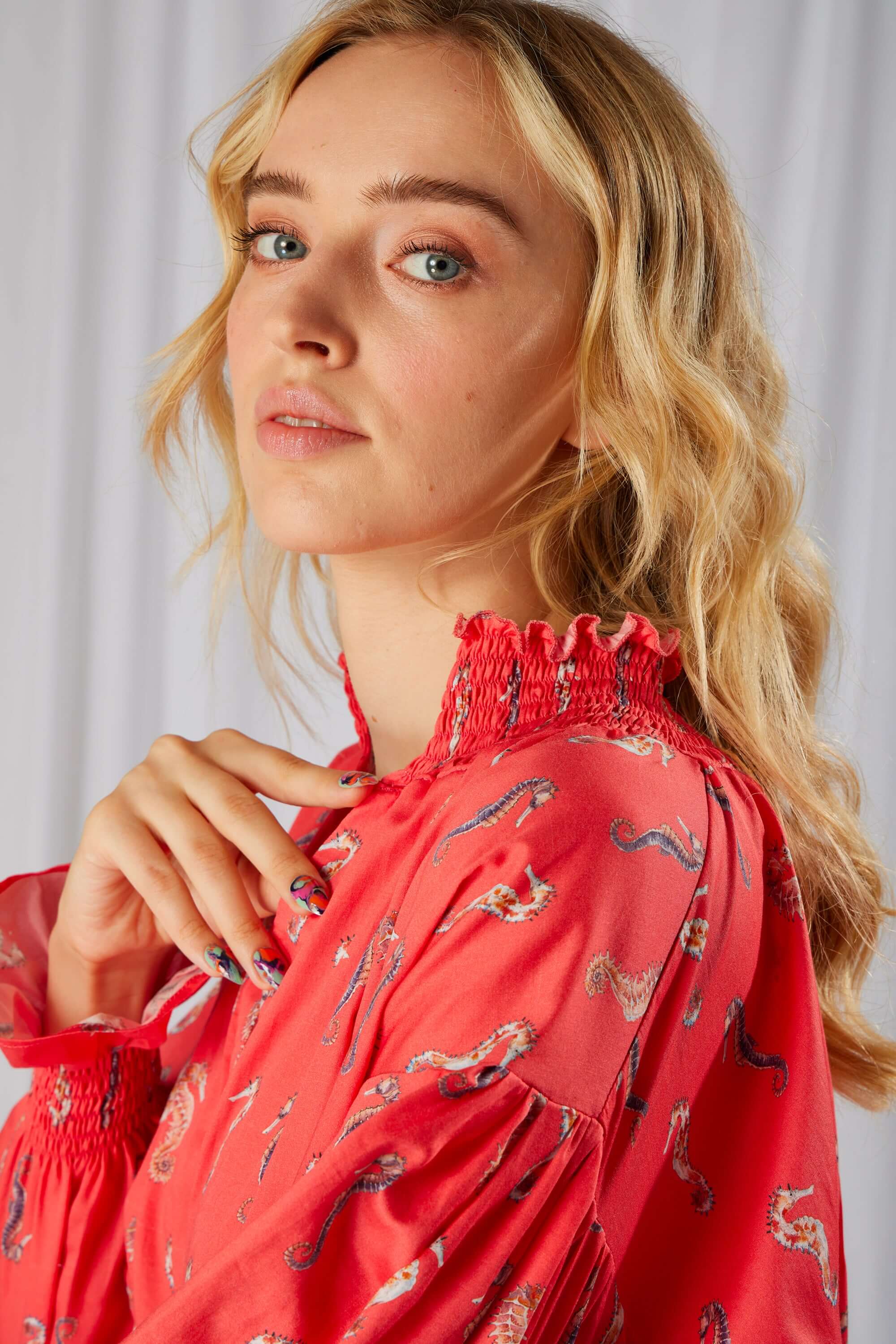 Owen tunic in Gravure print