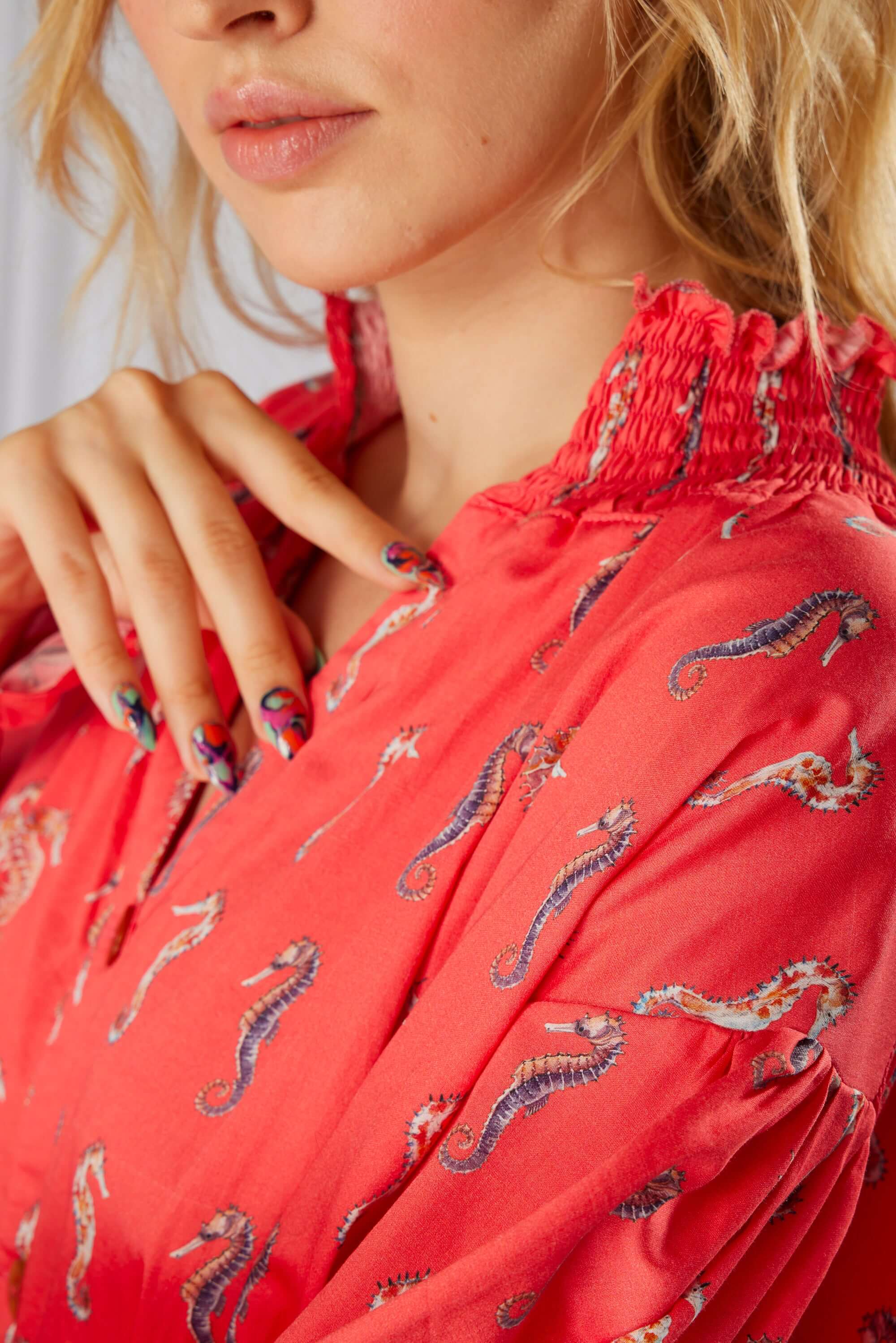 Owen tunic in Gravure print