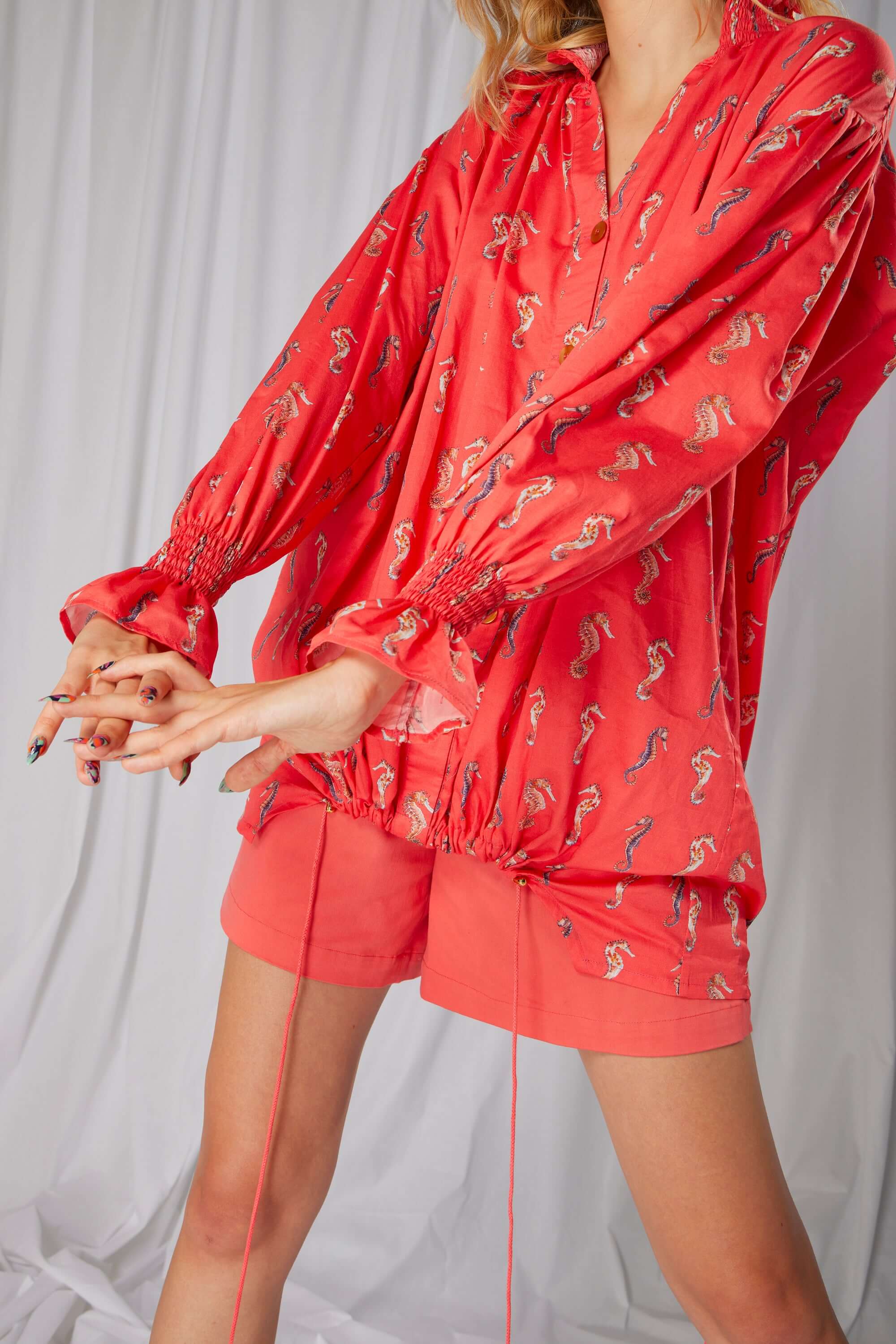 Owen tunic in Gravure print