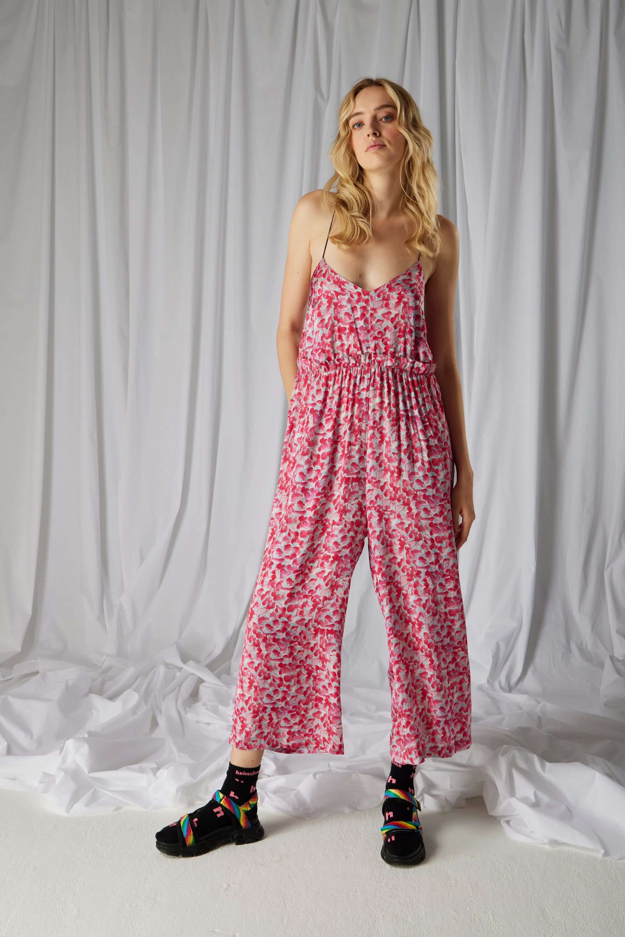 Lottie jumpsuit in Halo print