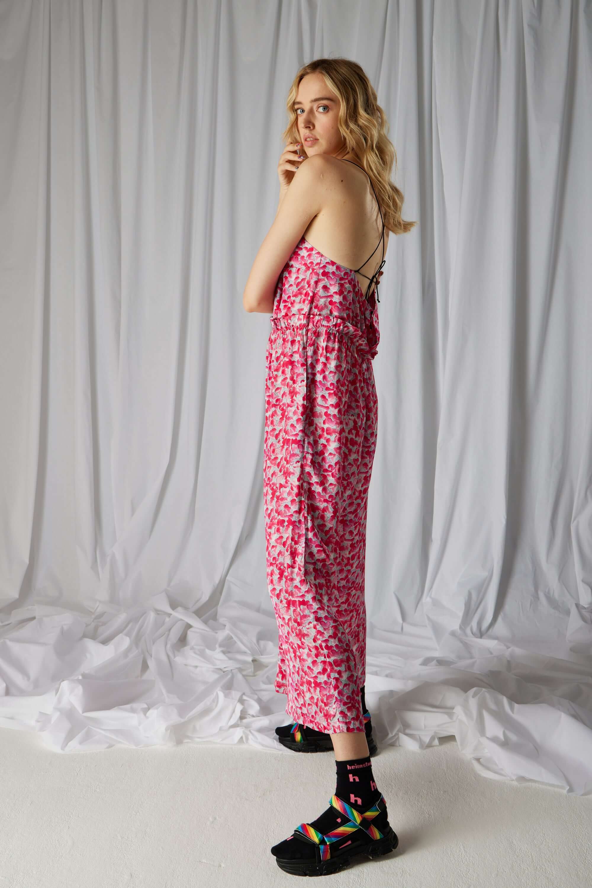 Lottie jumpsuit in Halo print