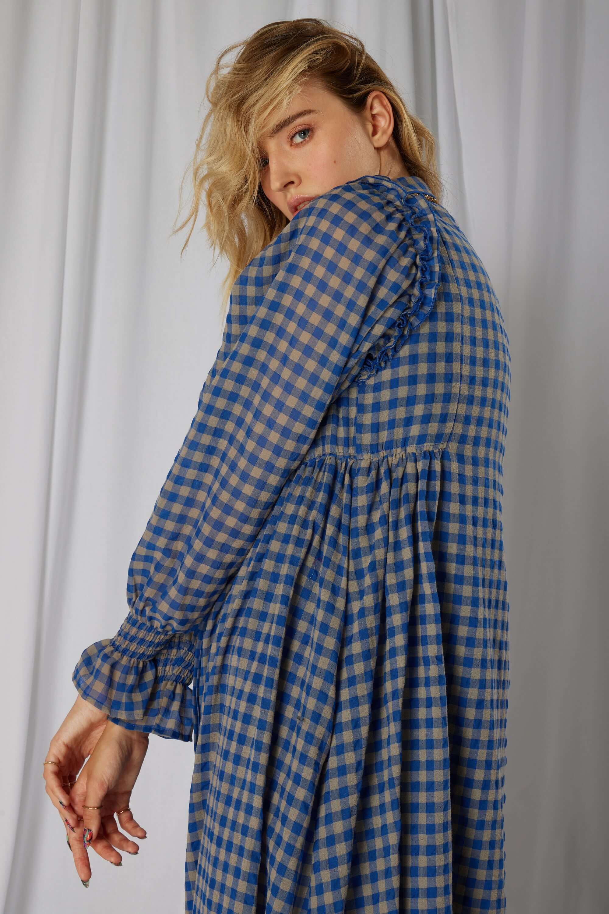 Oma dress in Major wool