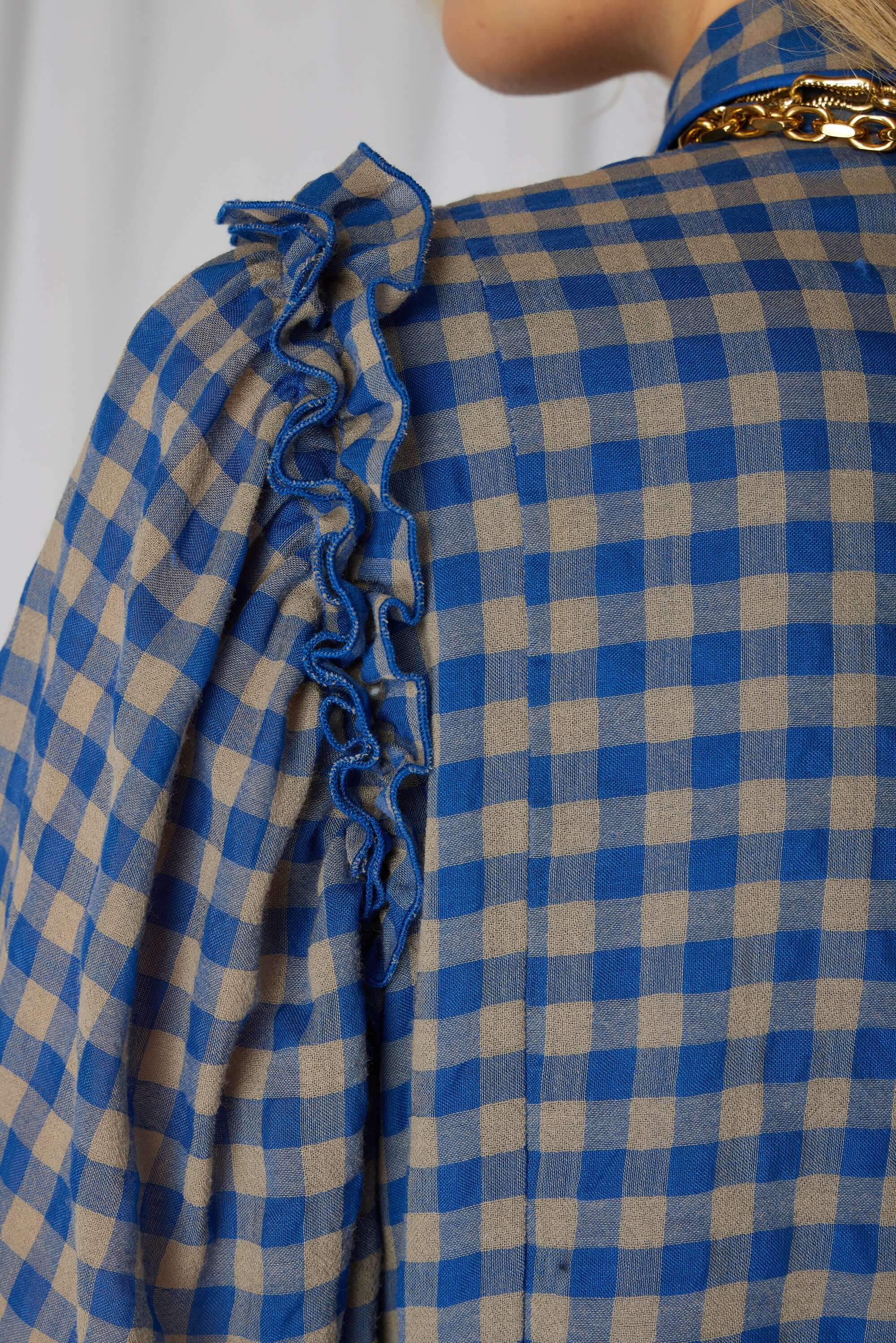Oma dress in Major wool